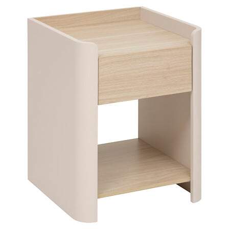 Natbord Roundy højde 50 cm elfenben