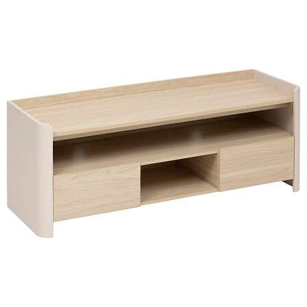 TV-bänk Rund längd 120 cm elfenben | Hem & Hobby | Pryloteket