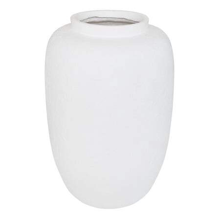 Vase Elène højde 45,5 cm hvid magnesium