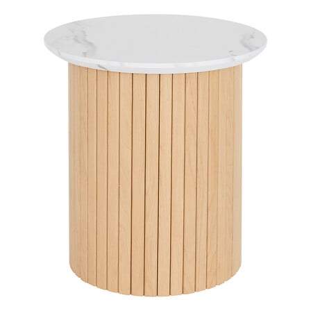 Soffbord med marmoreffekt, 45 cm – Lättviktsdesign | Hem & Hobby | Pryloteket