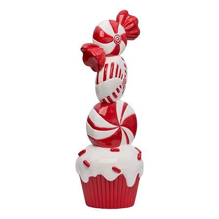 Godismuffins höjd 81 cm röd och vit magnesia | Hem & Hobby | Pryloteket