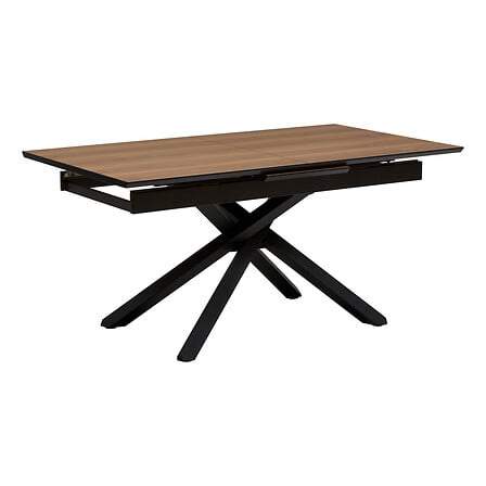 Udtrækkeligt spisebord, 160/200 x 90 cm, letplejet MDF