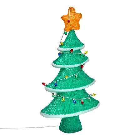 Akrylfigur lysande träd 110 fasta LED-lampor höjd 65 cm för utomhusbruk | Hem & Hobby | Pryloteket