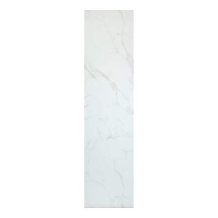 Dekorativt vægpanel Bano 240 x 60 cm hvid marmor
