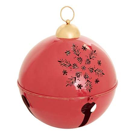 Utomhusdekoration metallklocka diam 41 cm röd | Hem & Hobby | Pryloteket