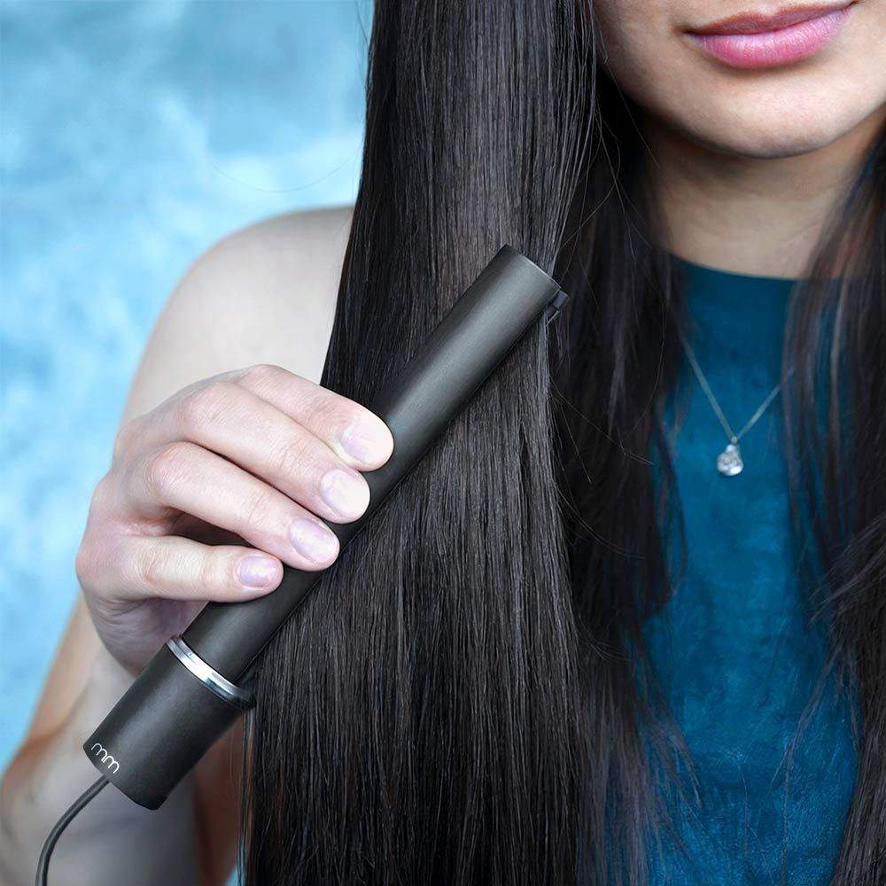 Mini USB-hårglattejern – Rejsevenlig keramisk styler billede