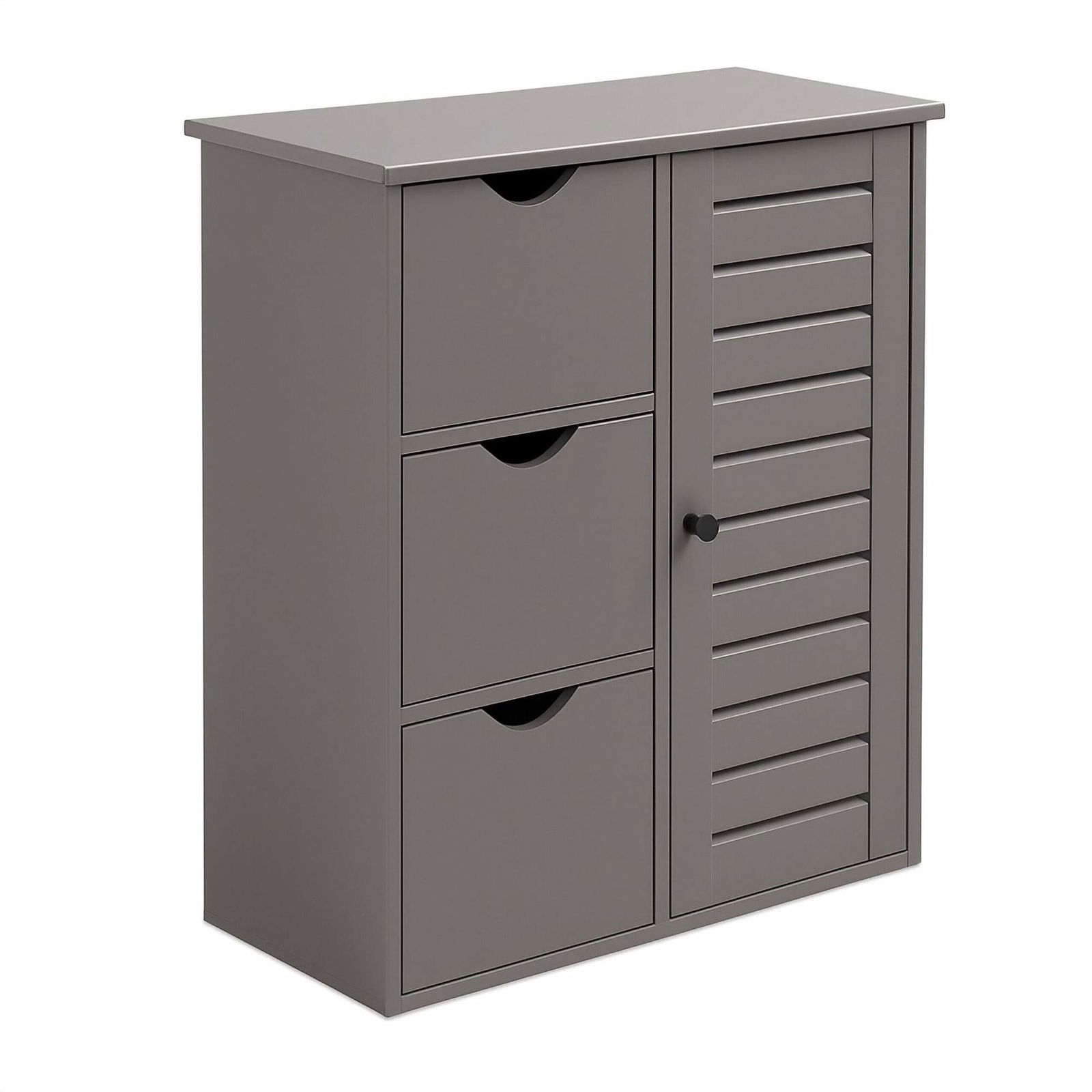 Badeværelsesskab med 3 skuffer – justerbare hylder