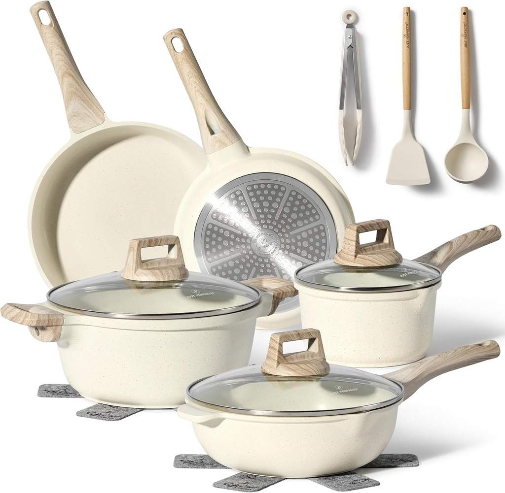 Granit kokkärlsset, 13 delar non-stick, induktionsklar | Hem & Hobby | Pryloteket