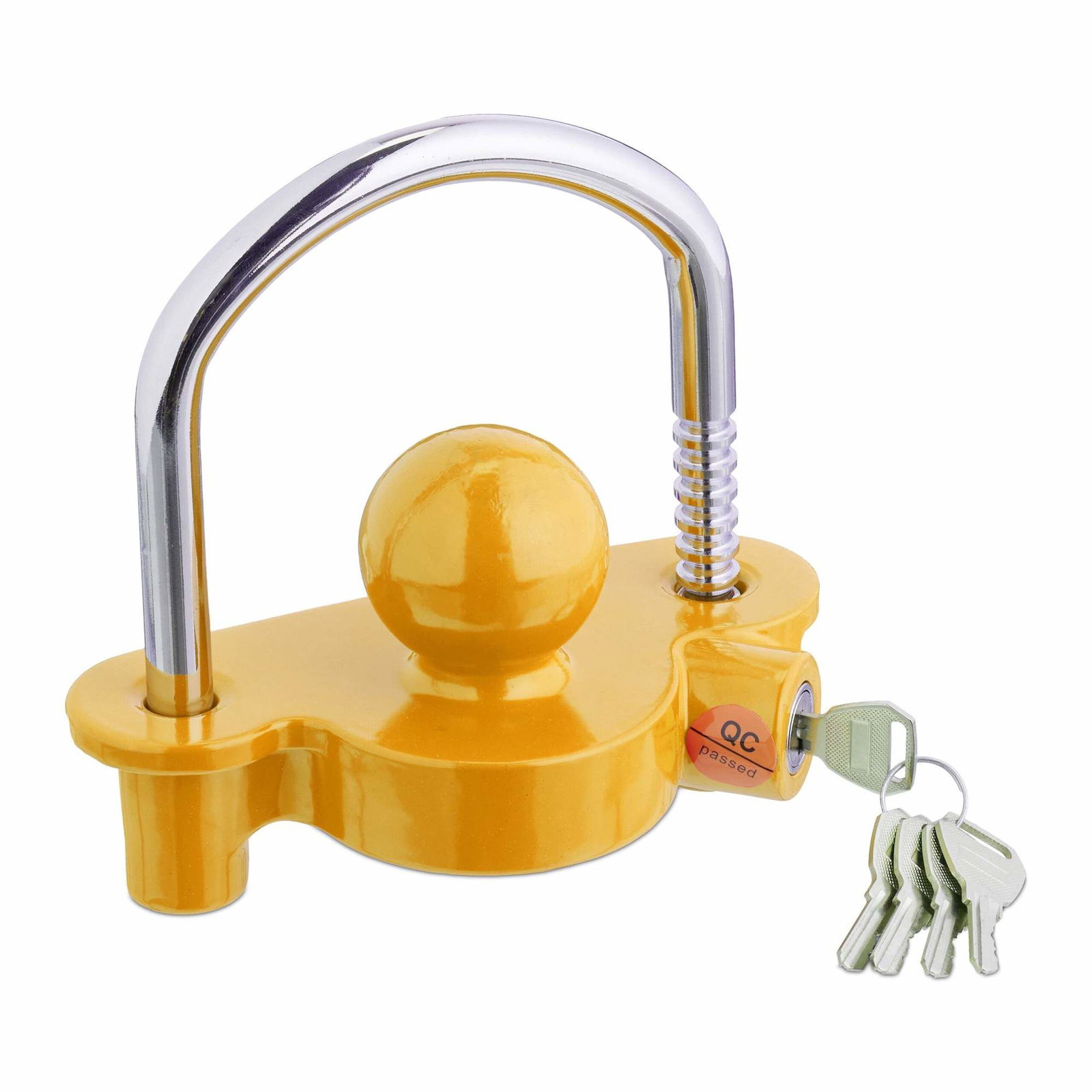 Släplås med 5 nycklar | Elektronik - Tillbehör Mobil & Surfplatta - Mobiltillbehör - Mobilkablar - Tillbehör | Pryloteket