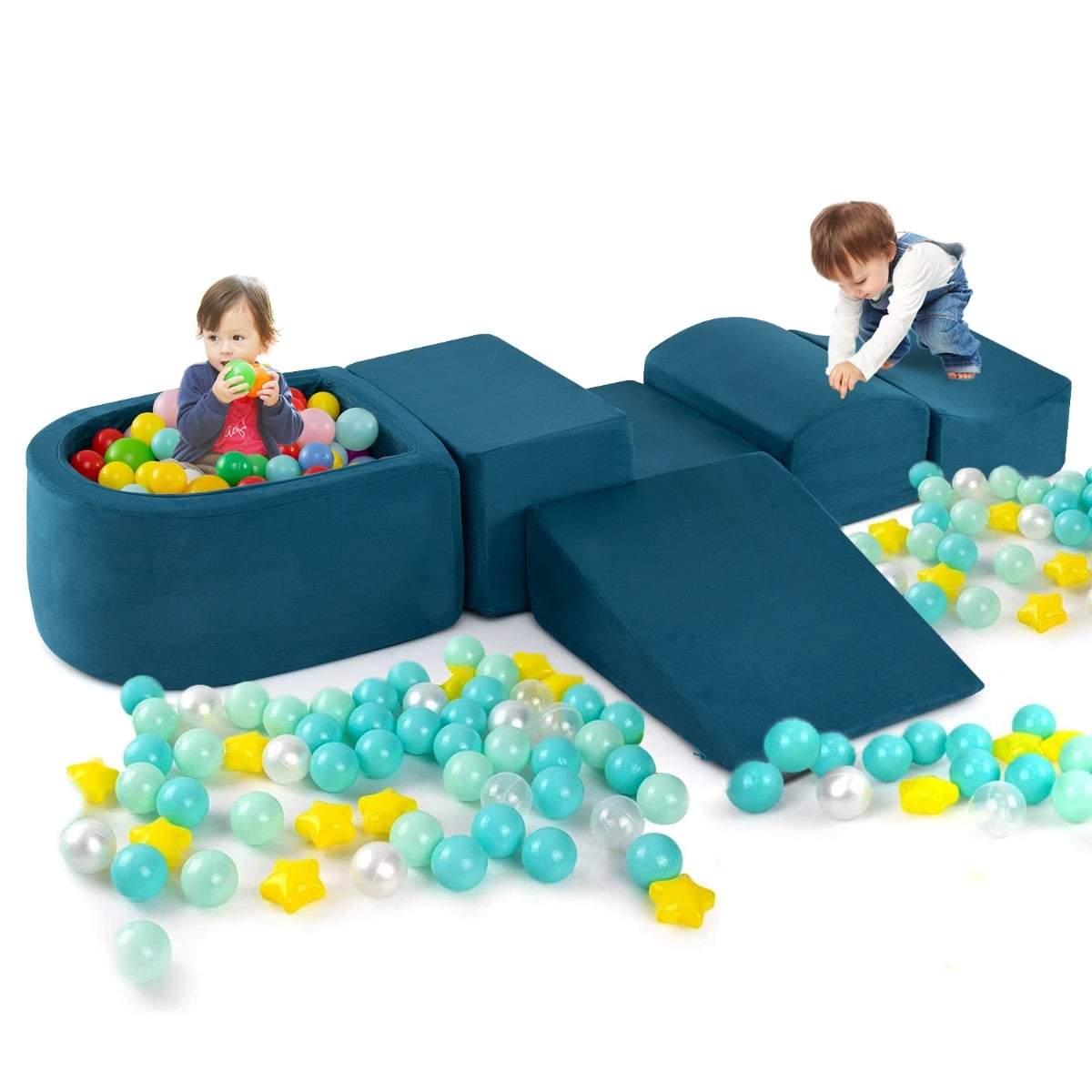 Skumlekblockset med bollhav – 5 delar, blå | Hem & Hobby | Pryloteket