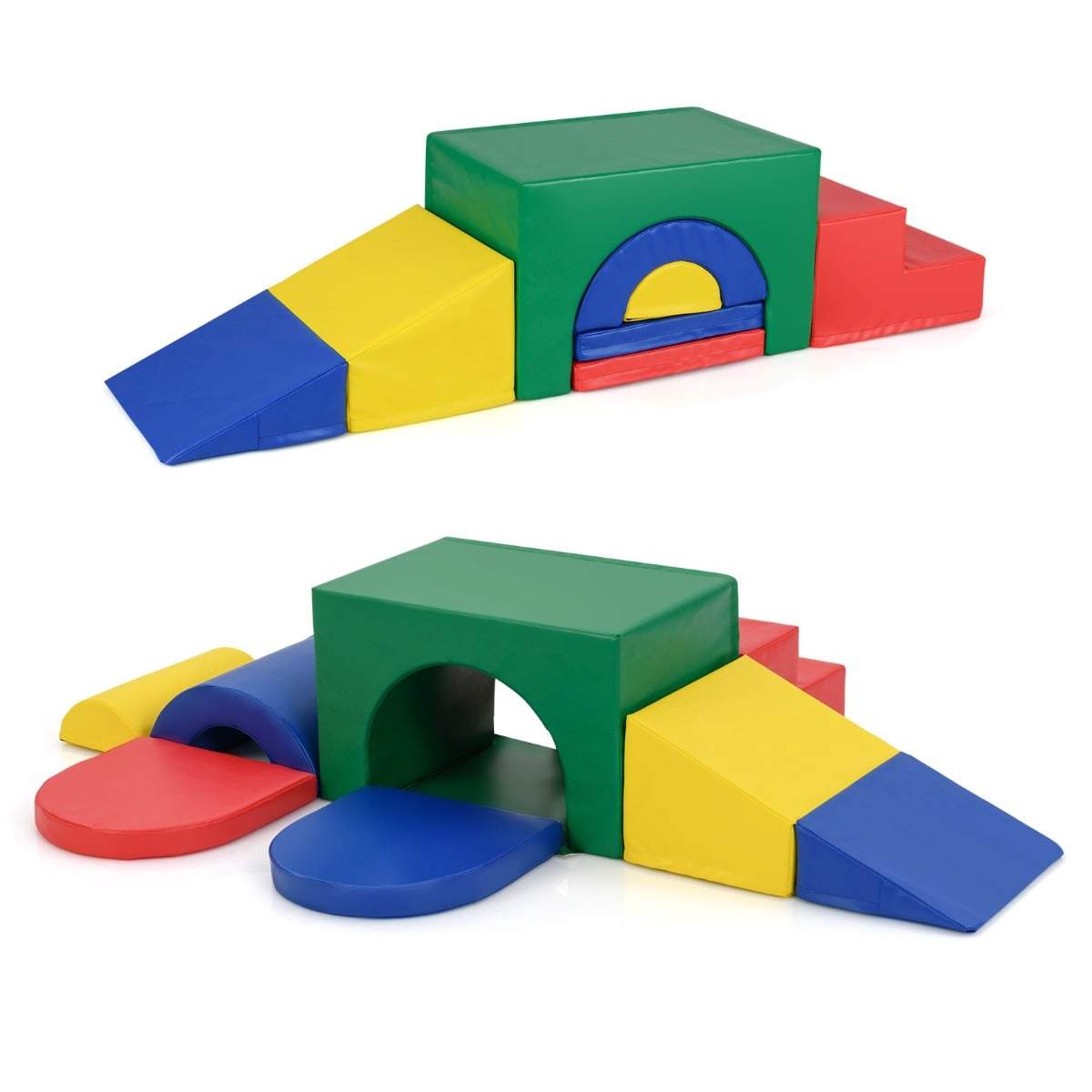 7-delat mjukt klätterblockset i skum för småbarn | Hem & Hobby | Pryloteket