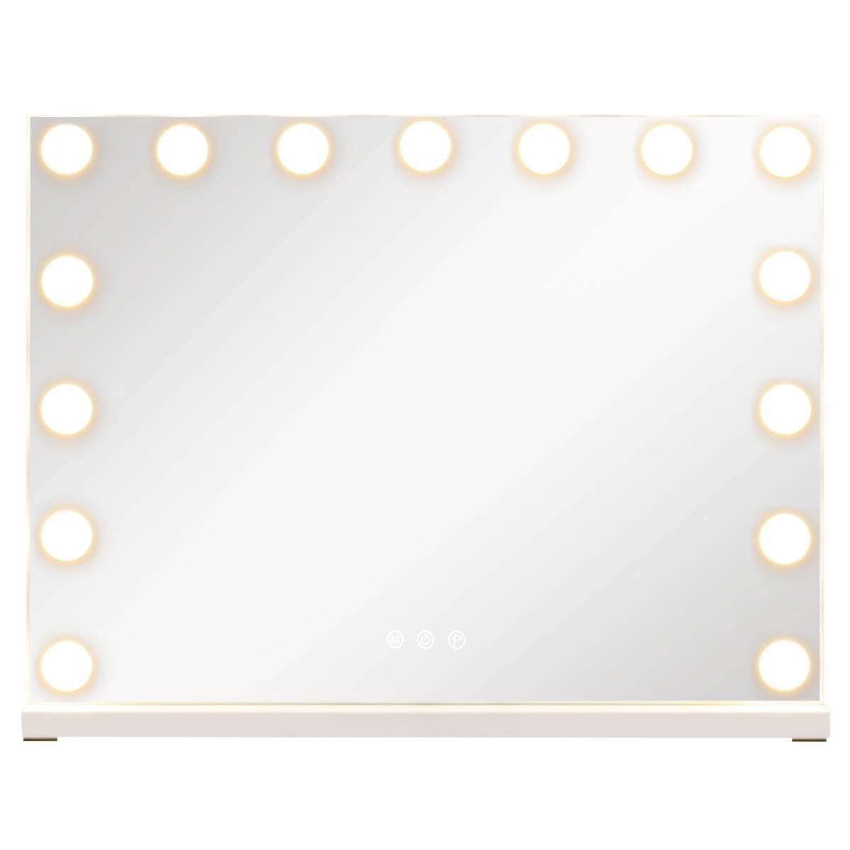 Hollywood sminkspegel – 3 ljuslägen, pekskärm, 58x43 cm | Hem & Hobby | Pryloteket