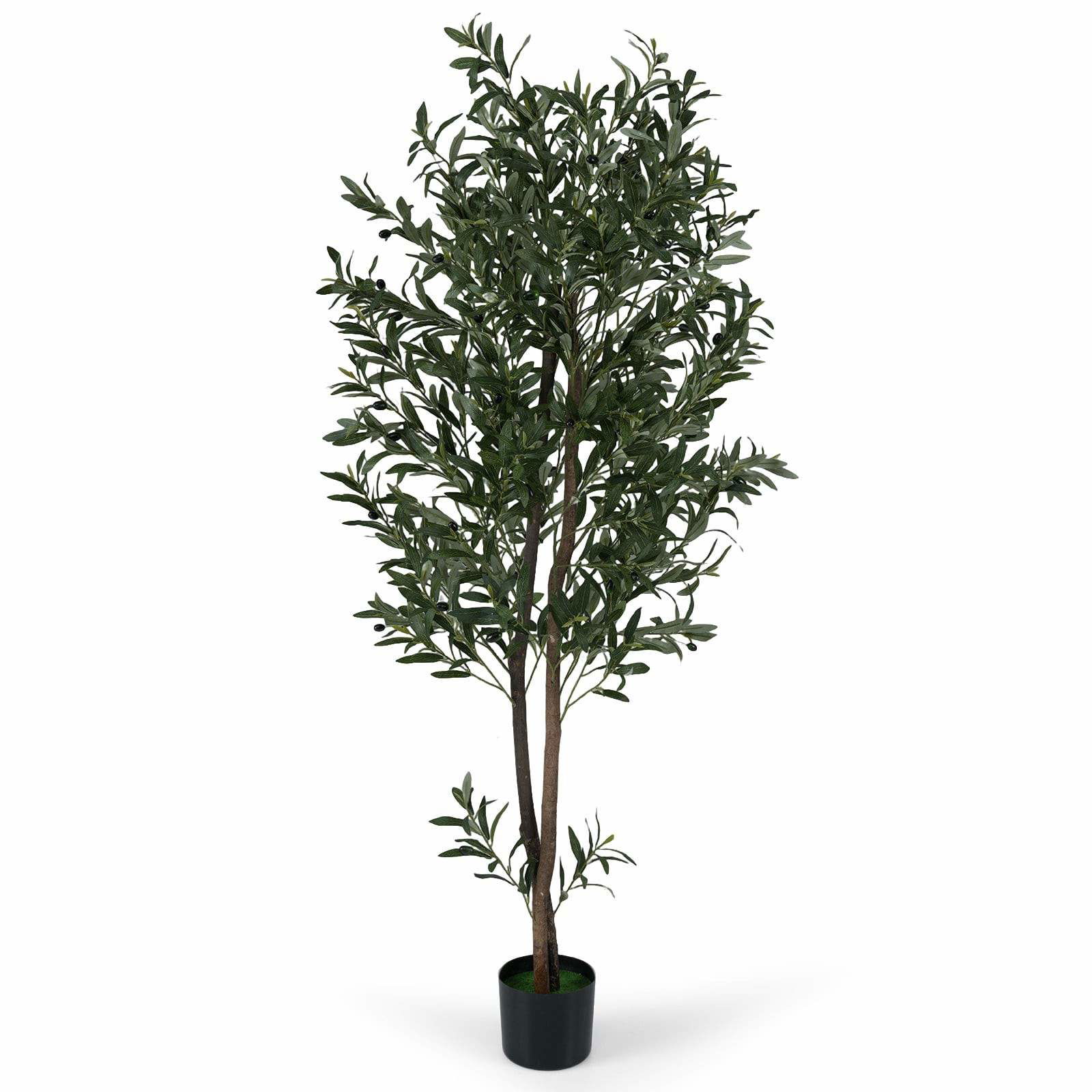 Konstgjort olivträd med realistiska frukter och mossa, 1,8 m | Hem & Hobby | Pryloteket