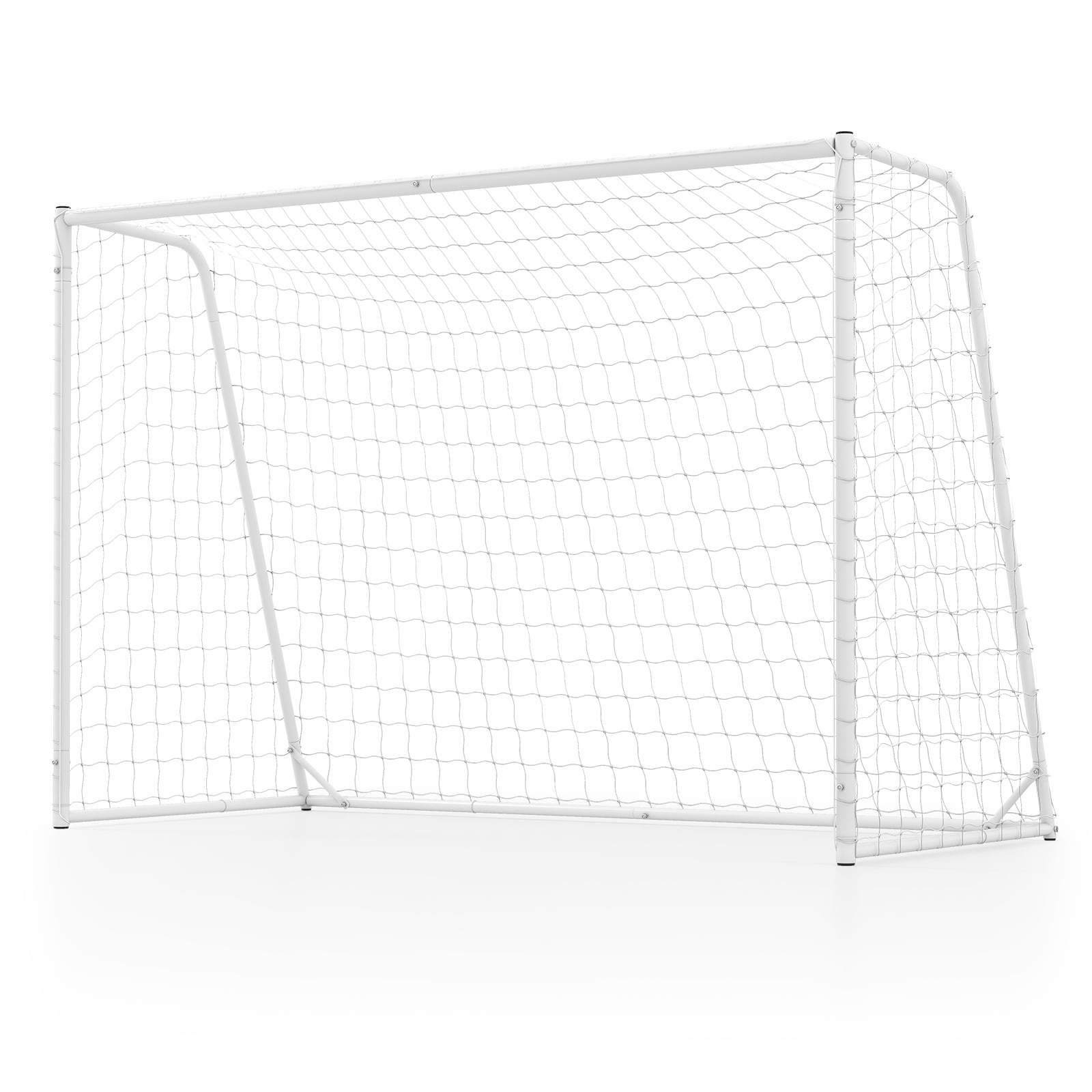 Fodboldmål med robust metalramme og PE-net, 300x204 cm
