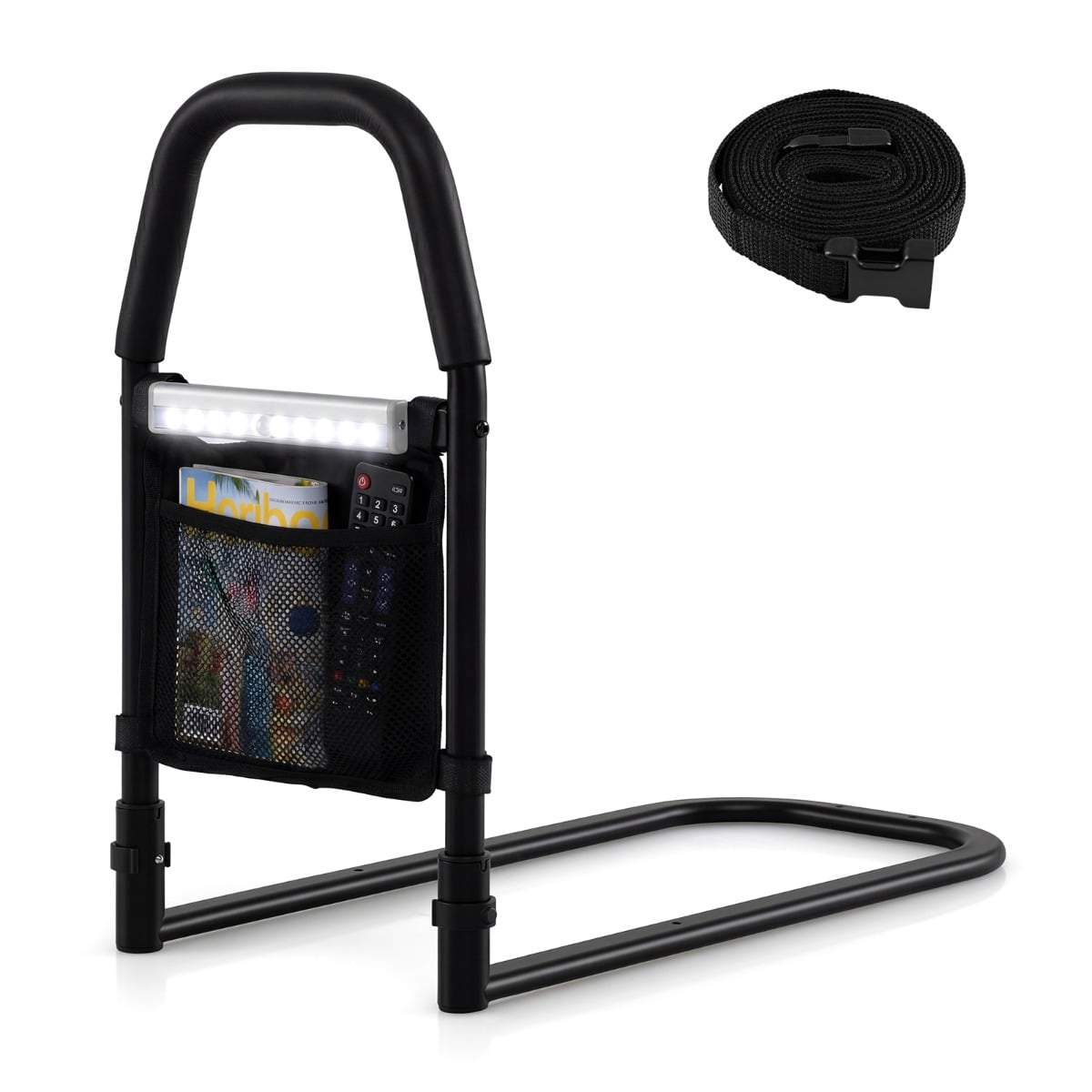 Sengehest med bevægelsessensor, lys og opbevaring