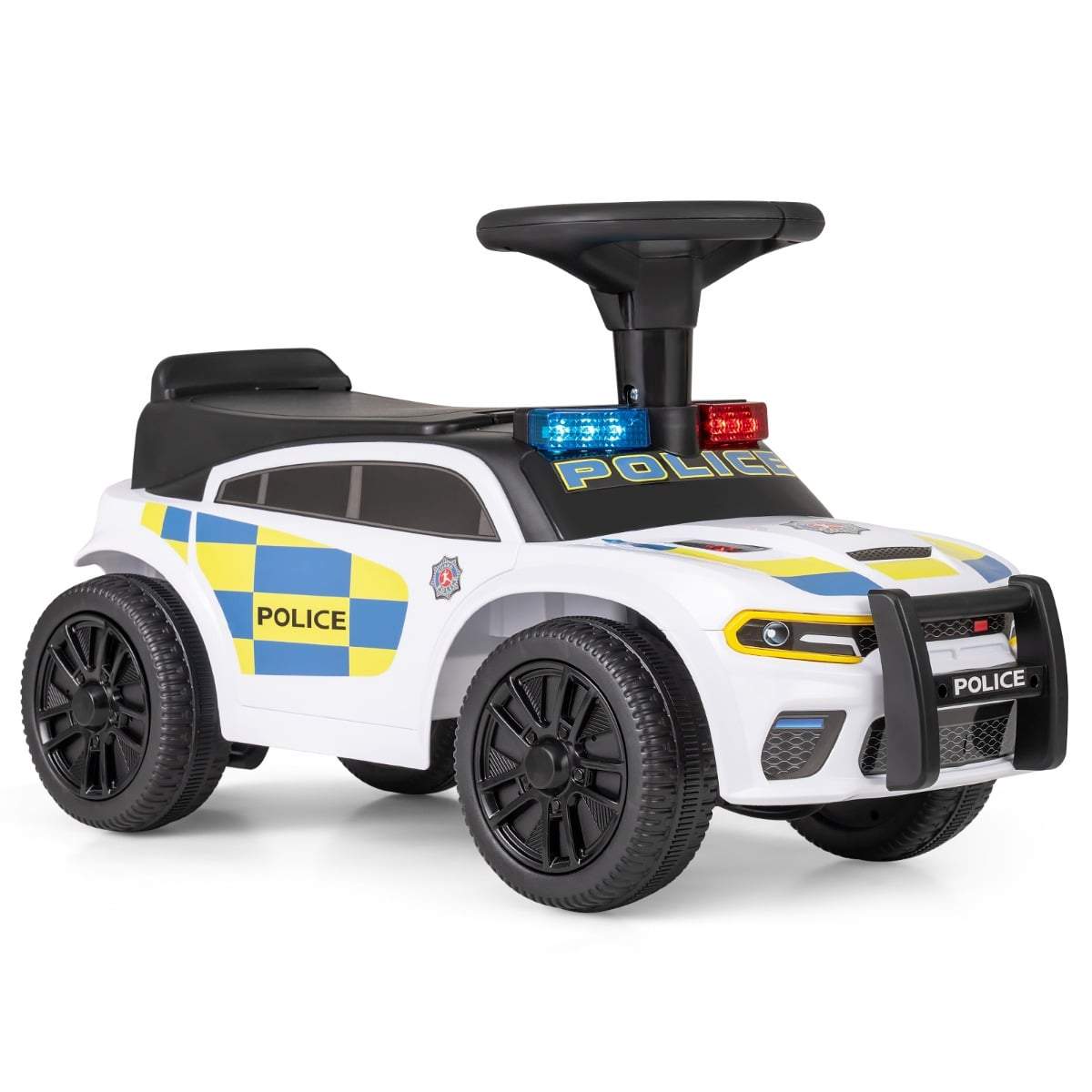 Politibil til småbørn med lys og lyde