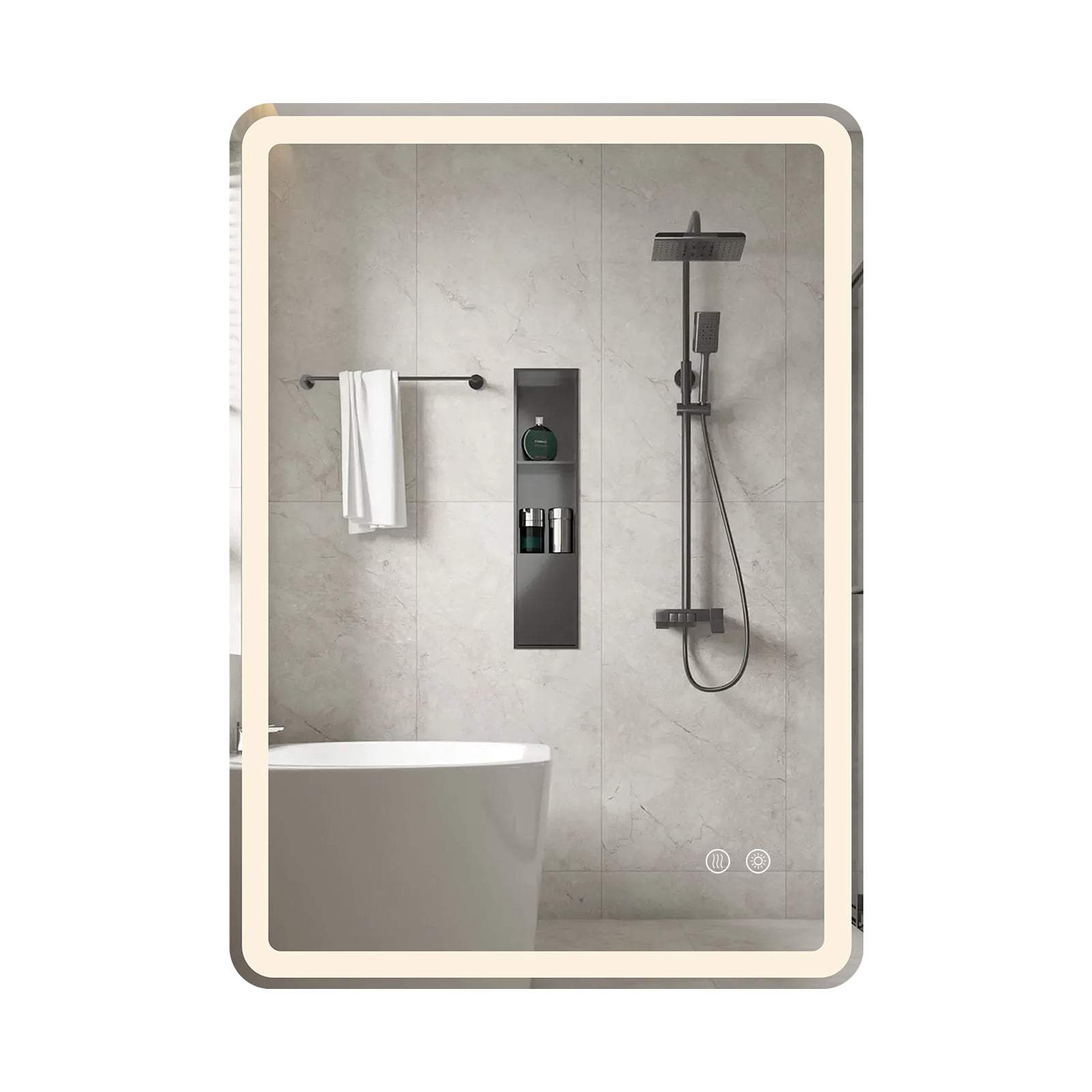 LED-badrumsspegel – imfri, dimbar, 70x50 cm | Hem & Hobby | Pryloteket