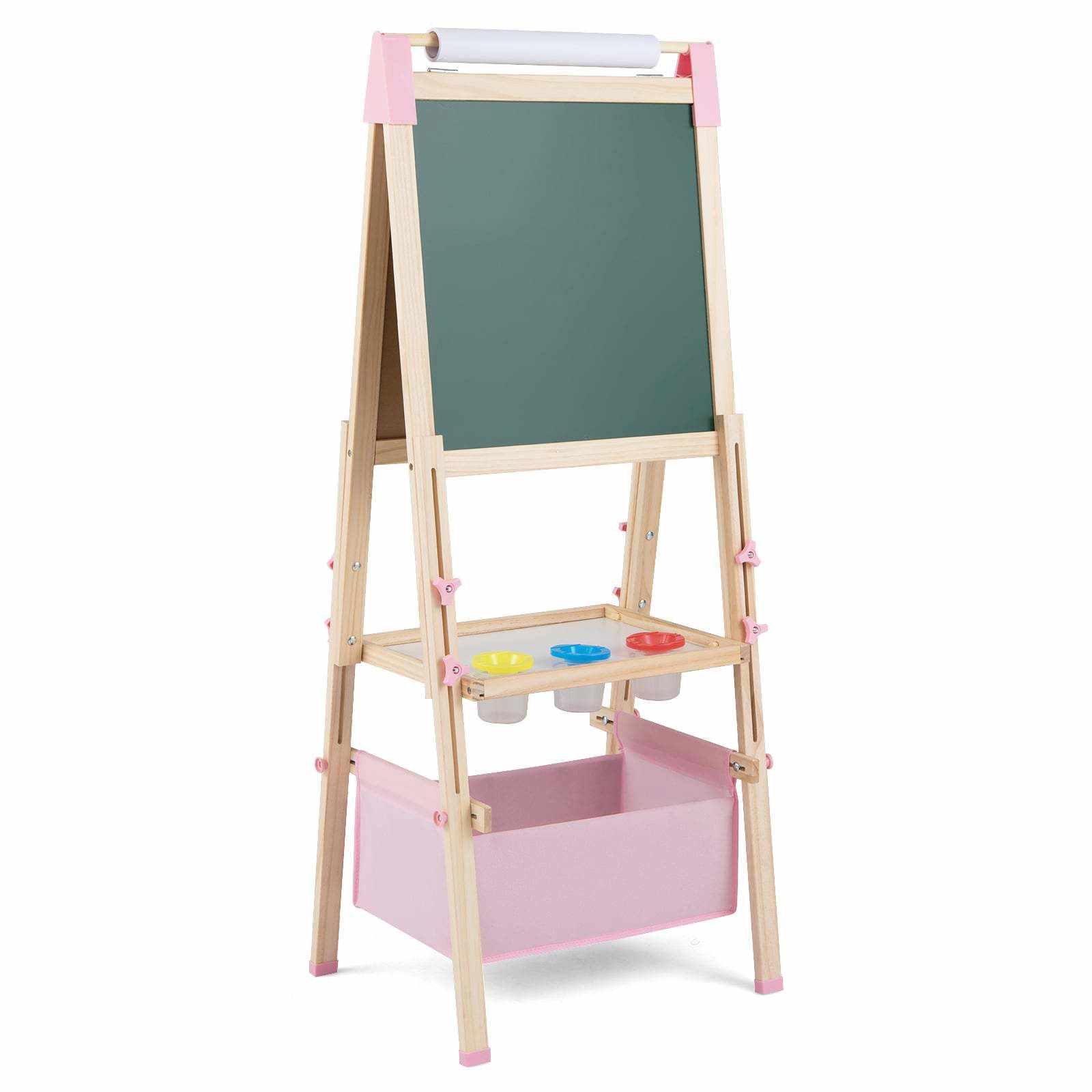 Justerbart børnestaffeli – Magnetisk tavle og whiteboard