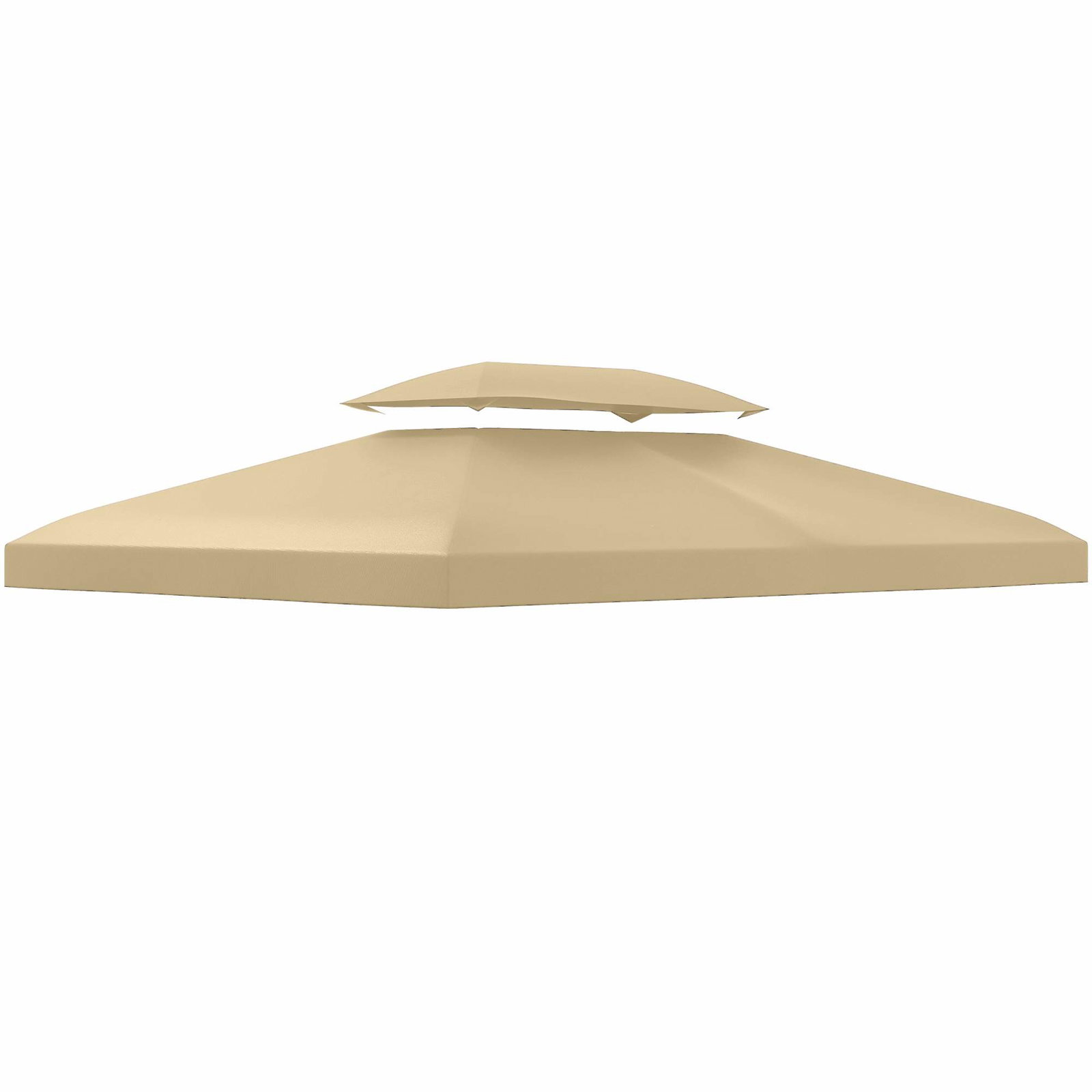 Vandafvisende udskiftningstag til pavillon, 3x4 m, beige