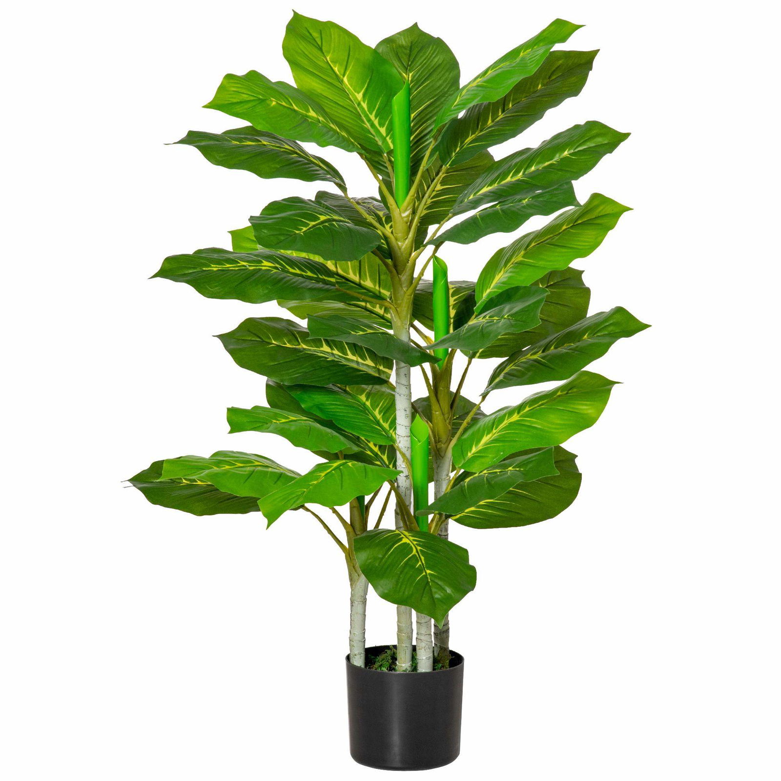 Kunstig plante 95 cm – 33 blade, potte inkluderet