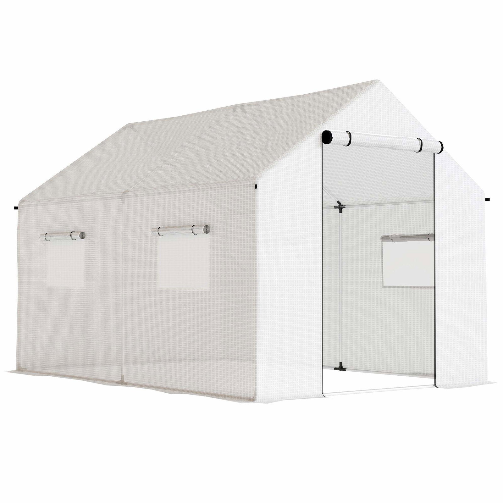 Drivhus 3x2x2m med netvinduer og UV-beskyttelse