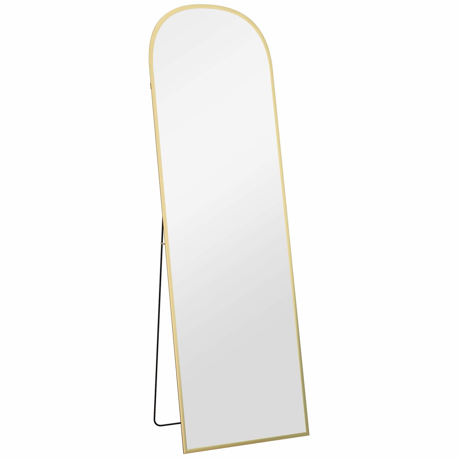 Helfigursspejl – Guld, Splintsikkert, 161,5 cm