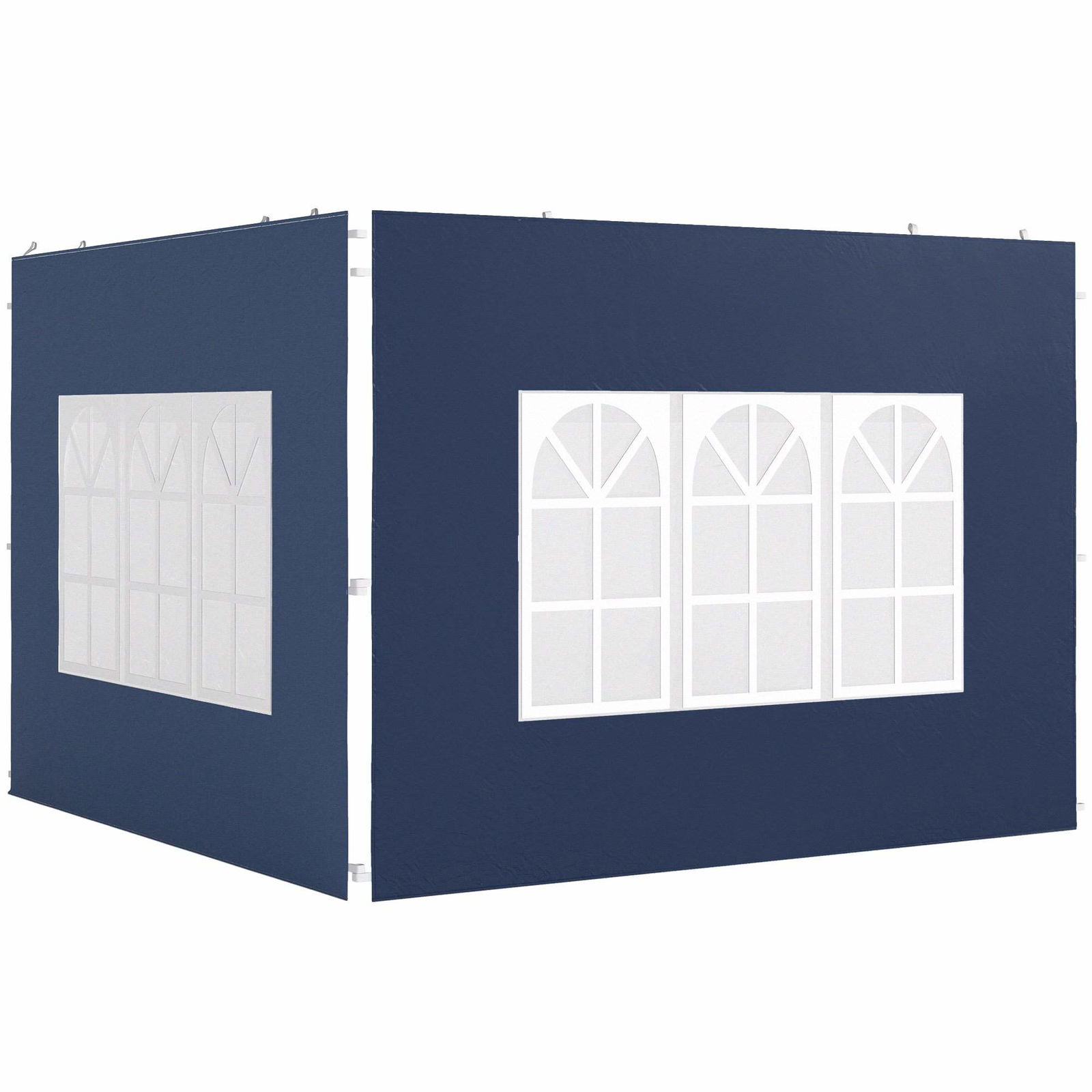 Vattentäta sidoväggar till paviljong med fönster – Blå | Hem & Hobby | Pryloteket