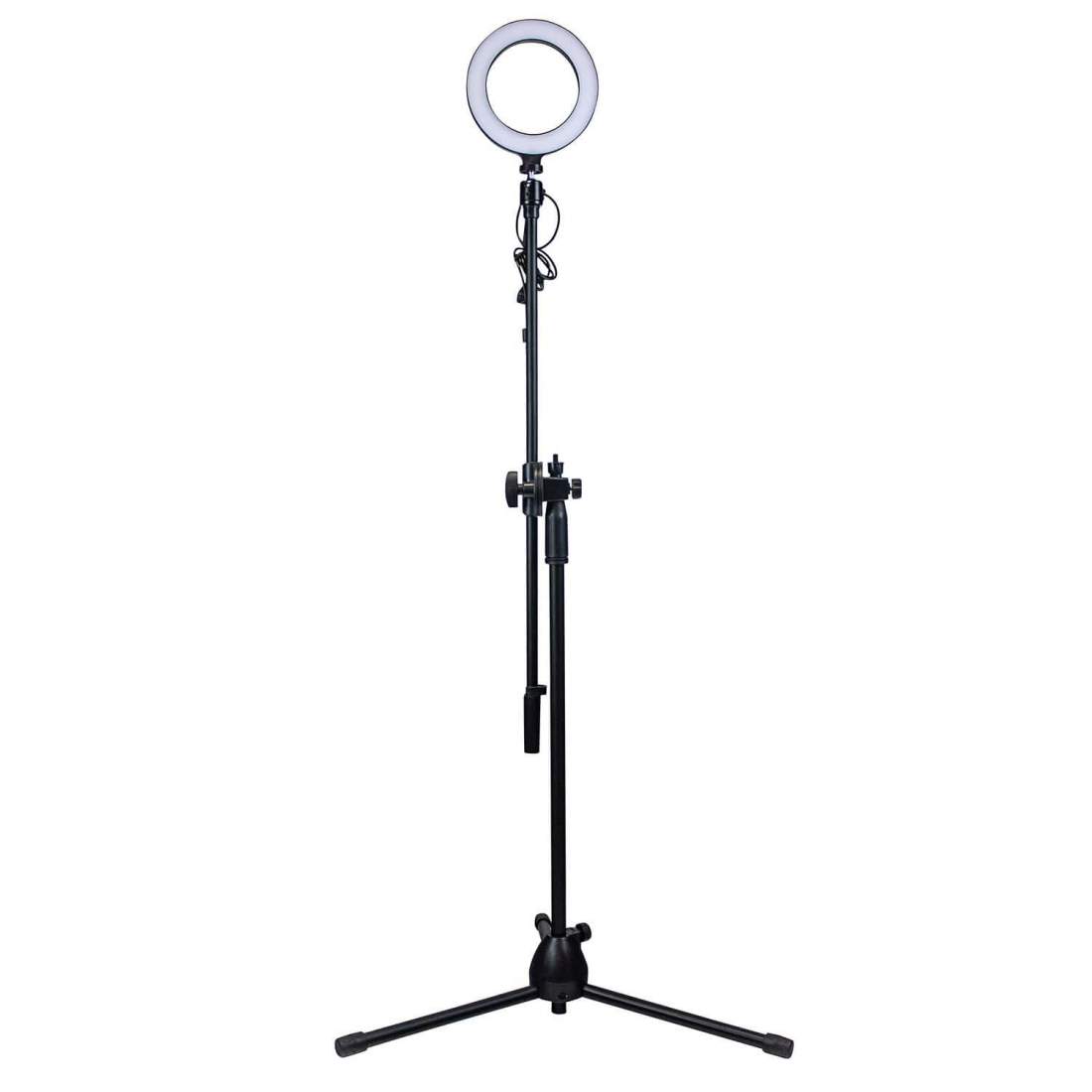 Selfie-lampa med stativ | Elektronik - Tillbehör Mobil & Surfplatta - Selfie Tillbehör - Selfielampor | Pryloteket