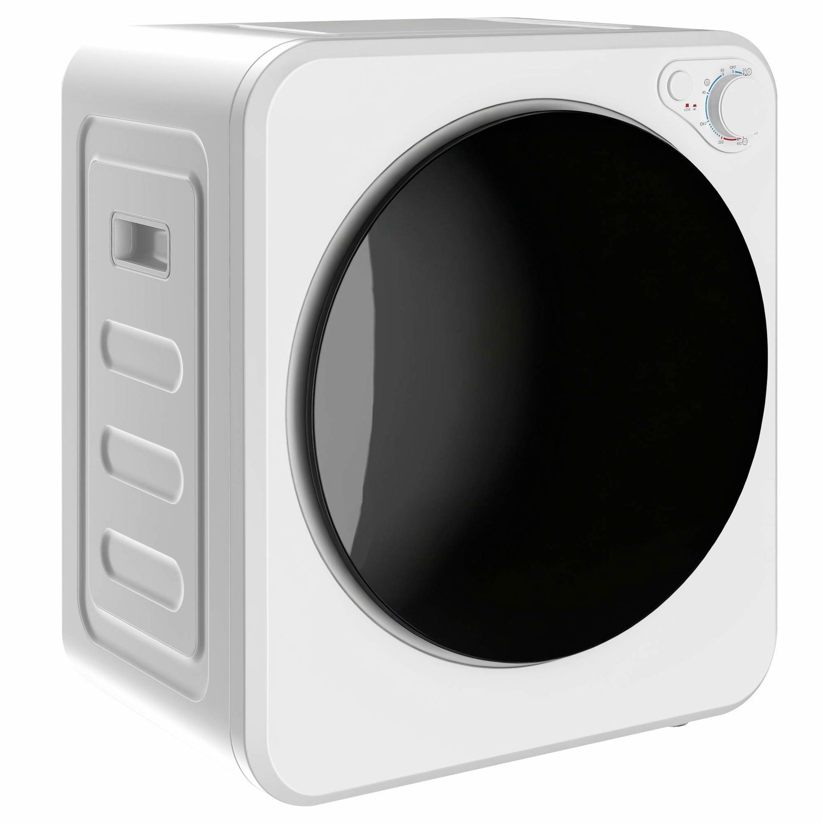 Kompakt tørretumbler, 5 programmer, 4 kg kapacitet, 60°C cyklus