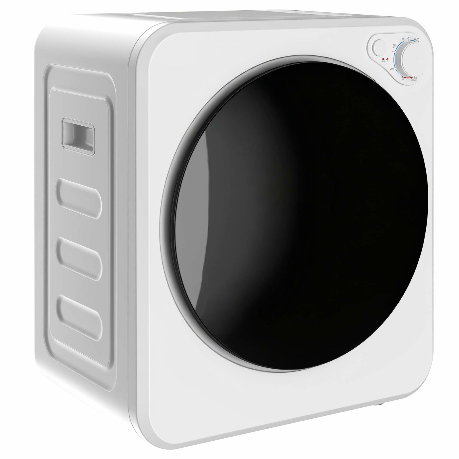 Kompakt tørretumbler, 5 programmer, 4 kg kapacitet, 60°C cyklus