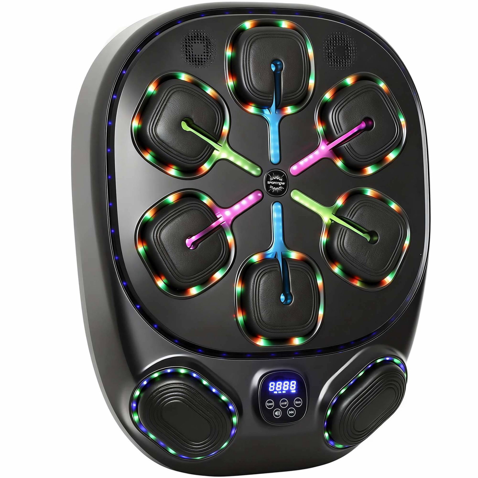 Musikboksemaskine med Bluetooth og LED-lys