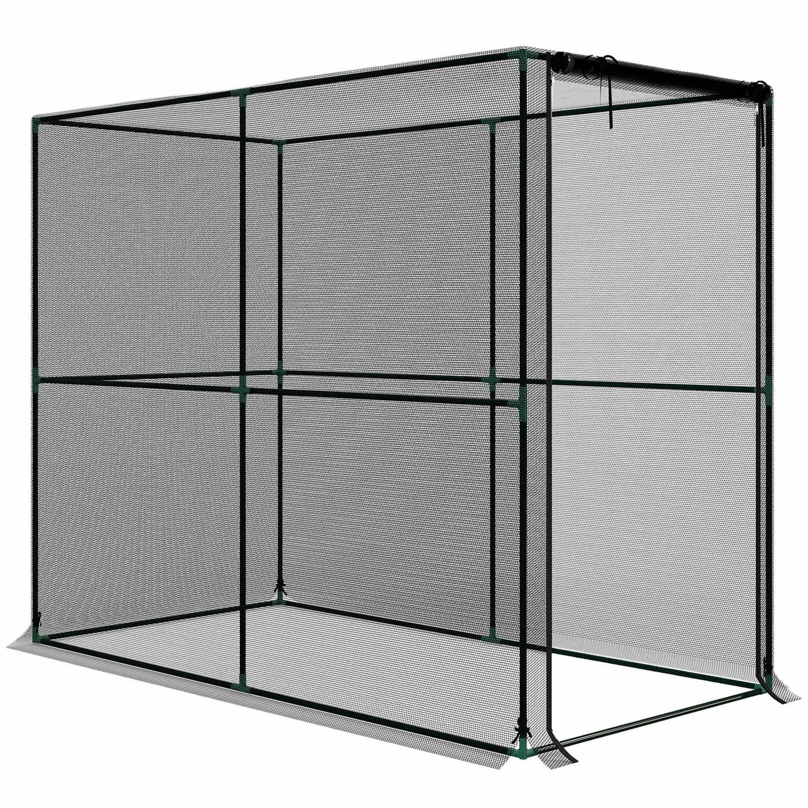 Plantebeskyttelsesbur – 2x1x1,6m, robust stålramme
