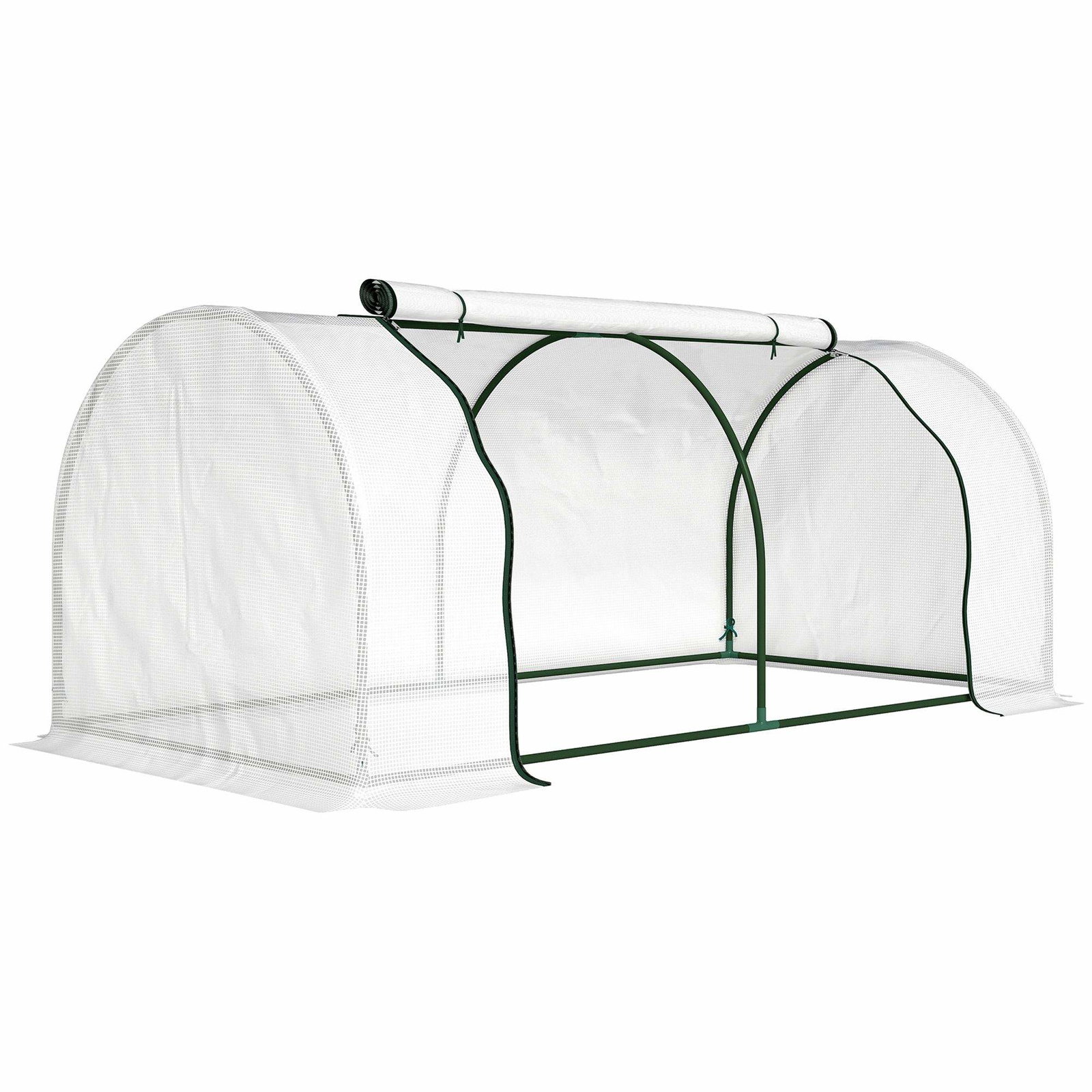 Transportabelt drivhus med PE-overdækning – 200 x 100 x 80 cm