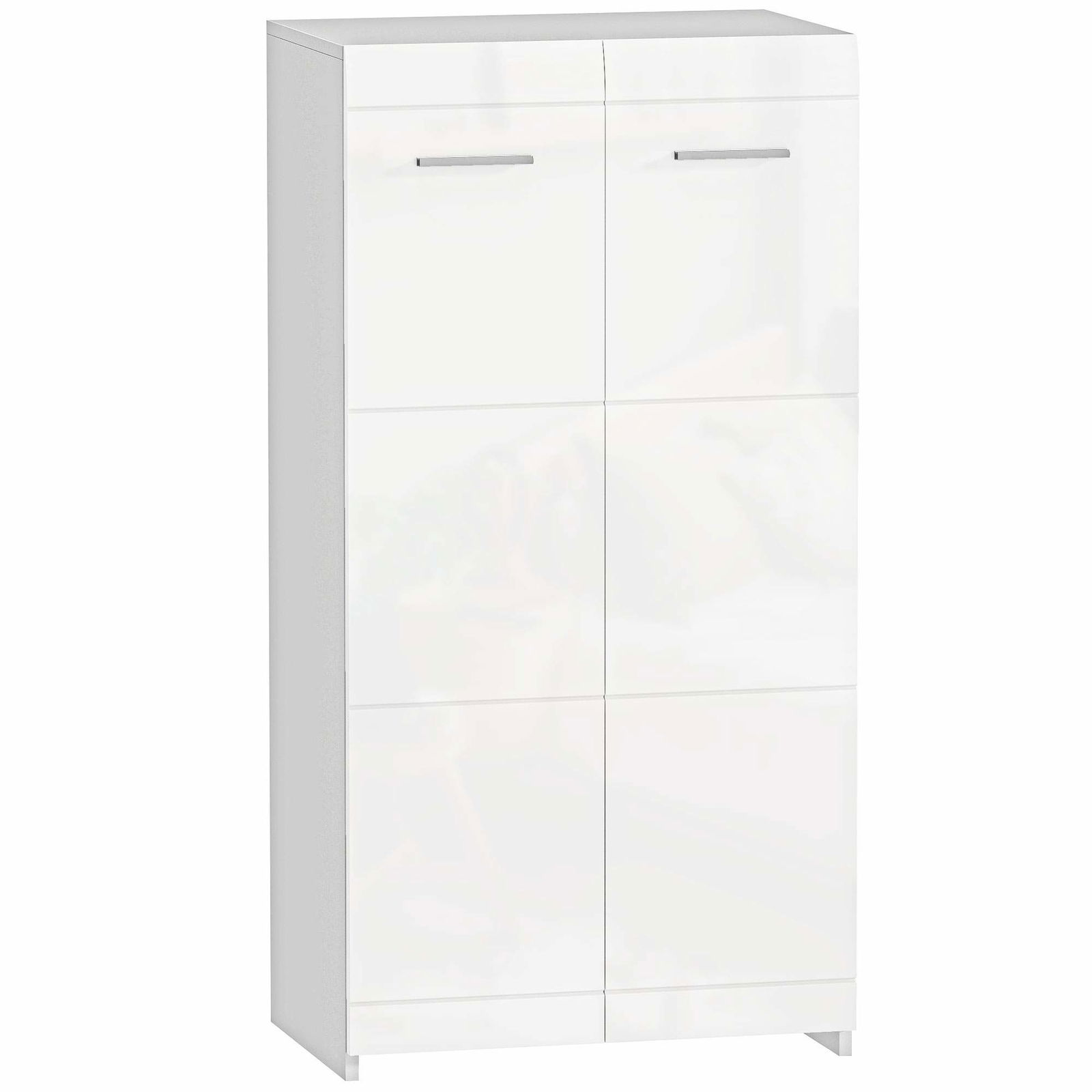 Skoskåp med justerbara hyllplan – blank vit, 10 par | Hem & Hobby | Pryloteket