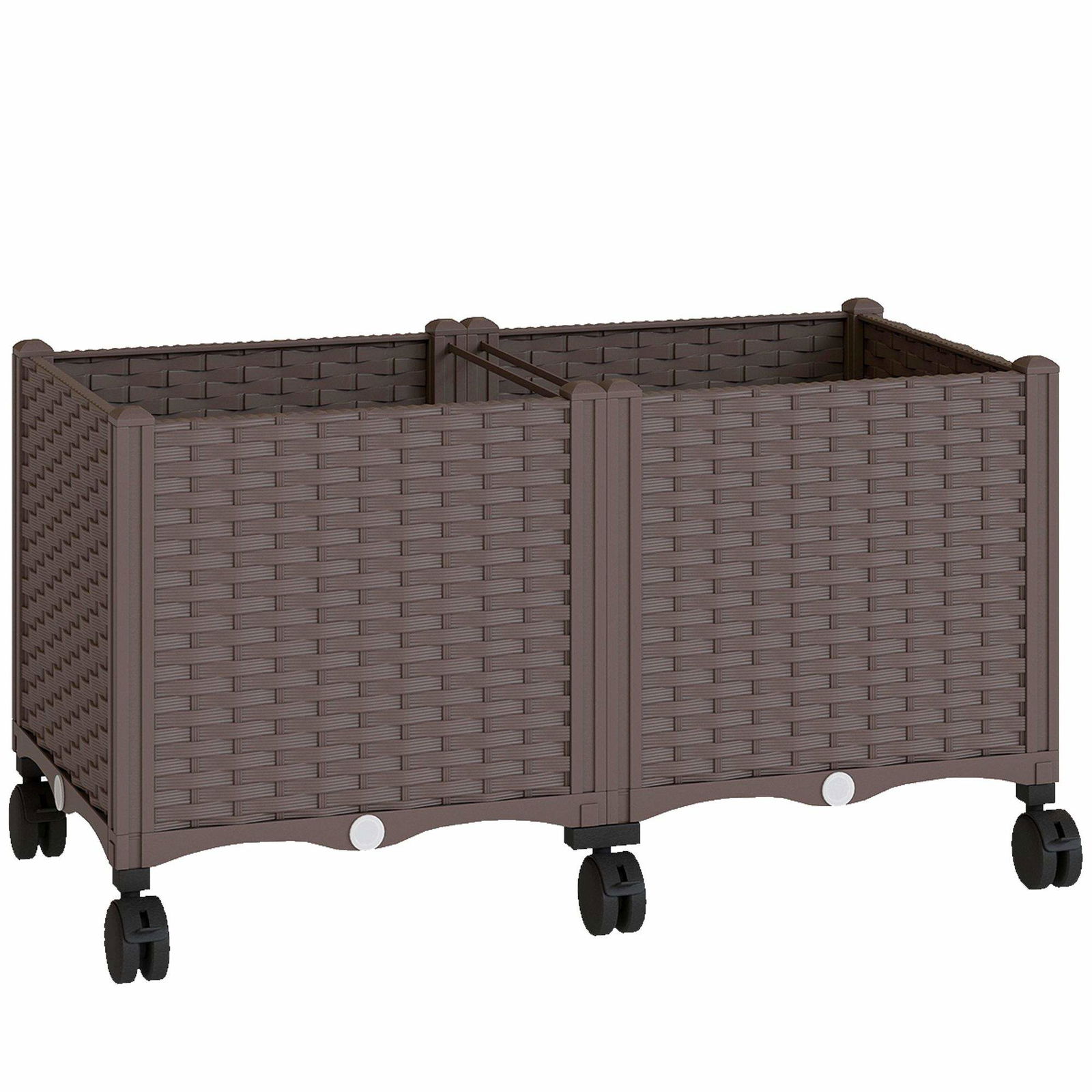 Självbevattnande upphöjd planteringslåda, mobil och hållbar plast | Hem & Hobby | Pryloteket