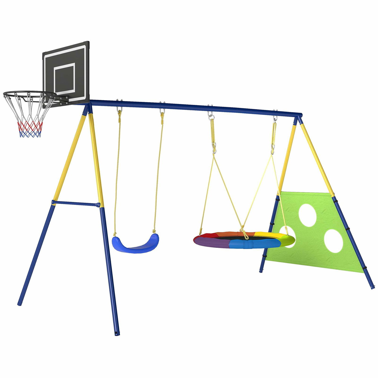 4-i-1-gunga för barn med gungbo och sportmål | Hem & Hobby | Pryloteket