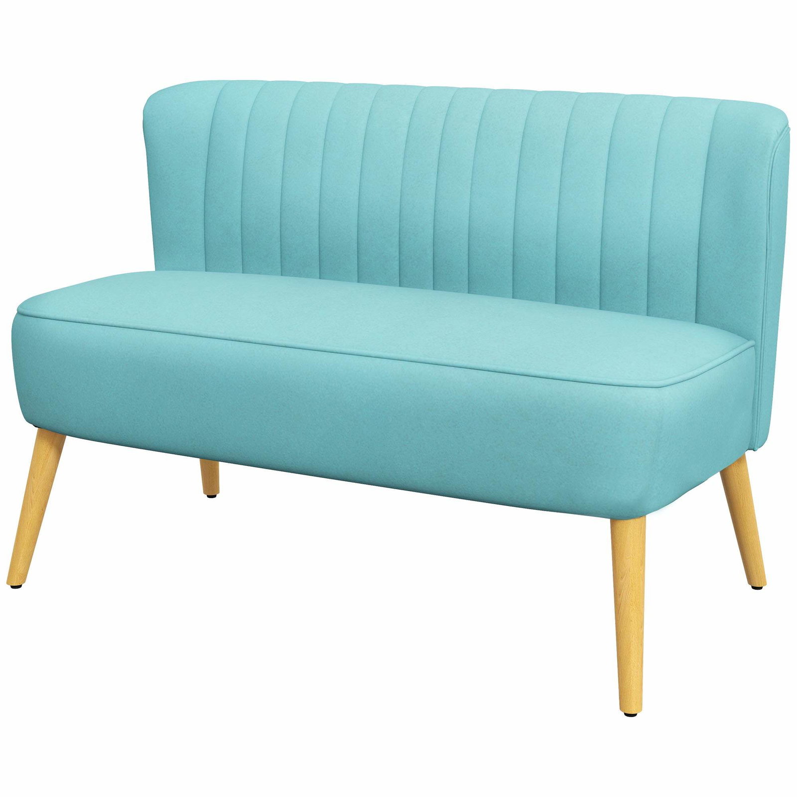 Grøn 2-personers sofa – Kompakt, holdbar, komfortabel