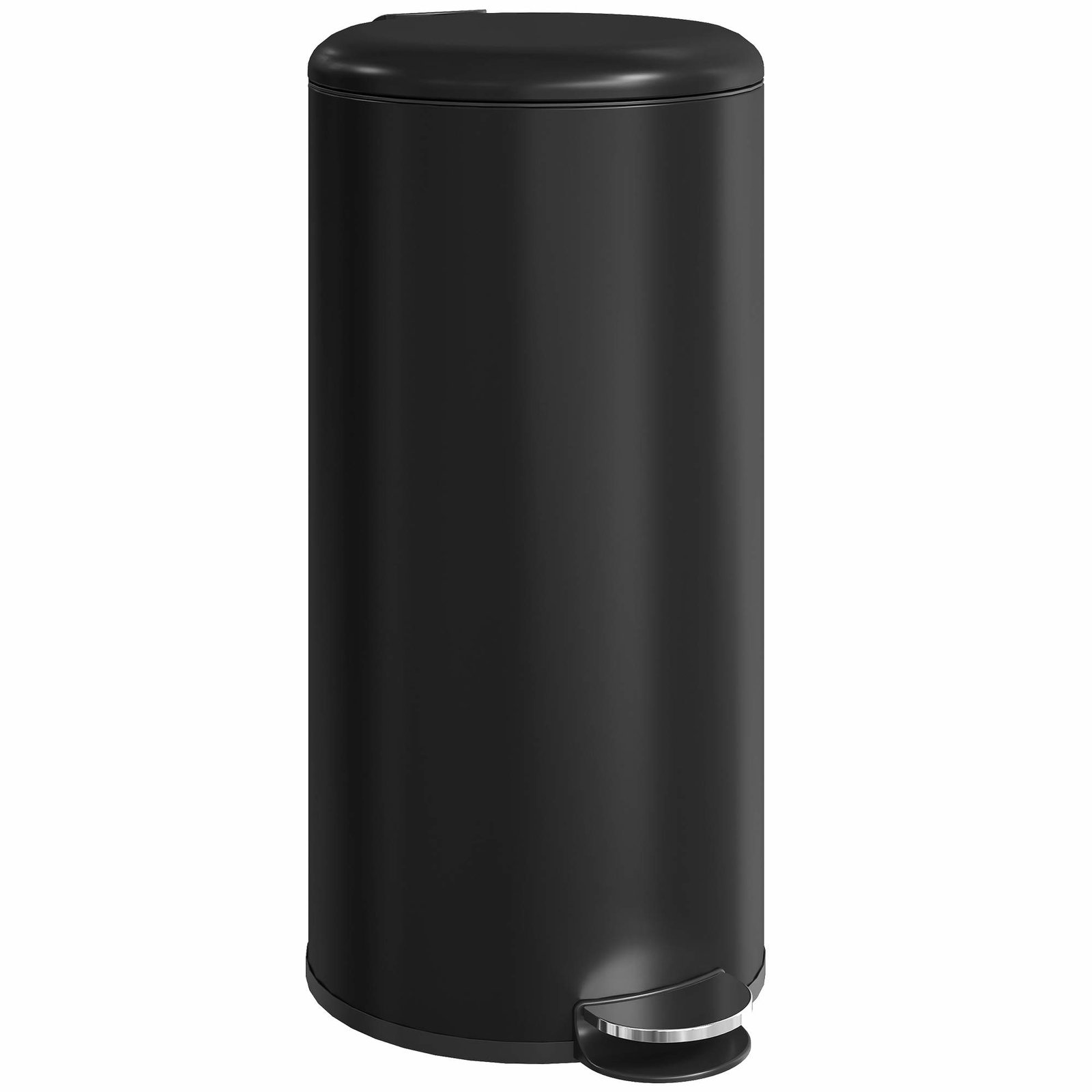 30L svart pedalhink – mjukstängande, fingeravtryckssäker | Hem & Hobby | Pryloteket