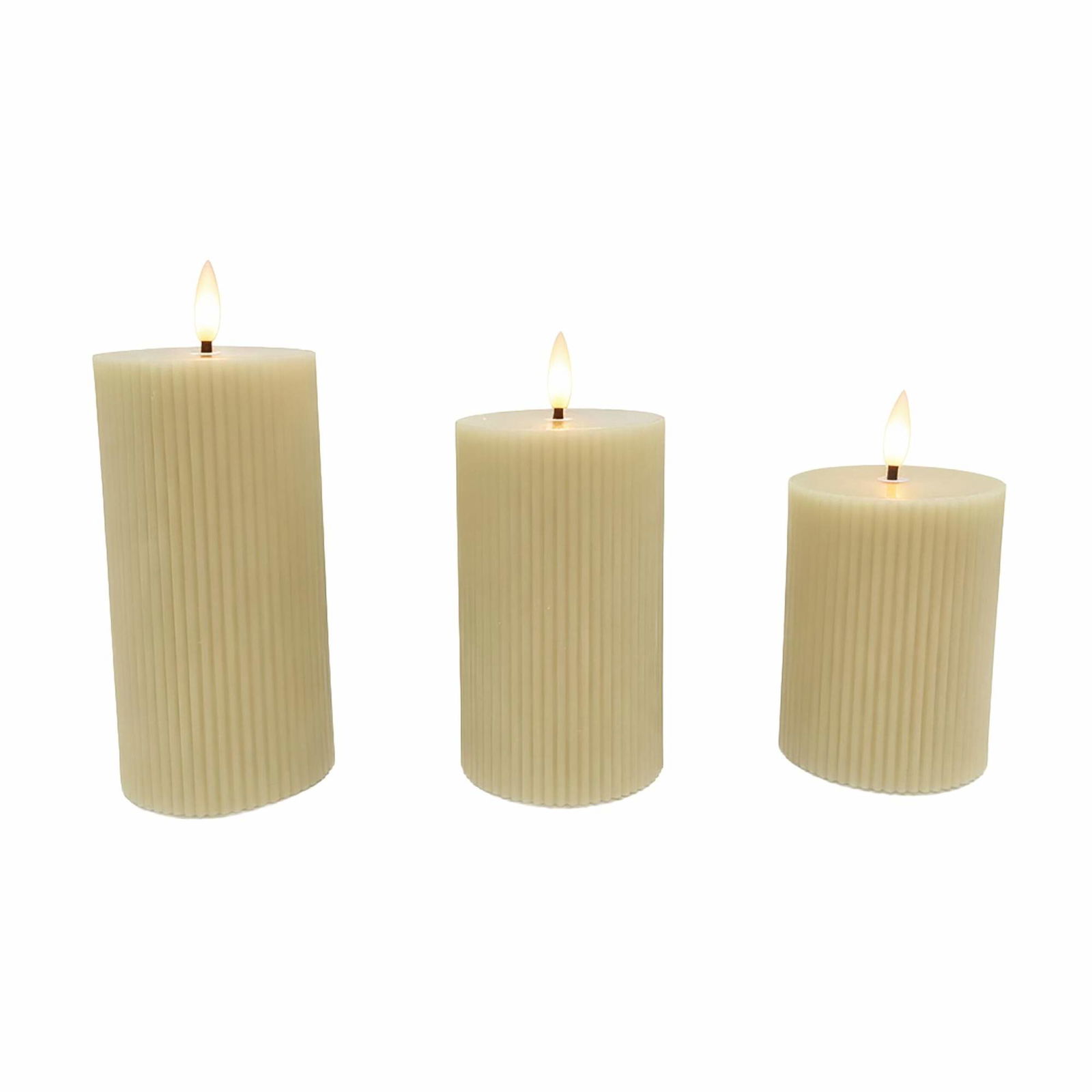 LED-vokslys – flammeløse, flimrende, sikre