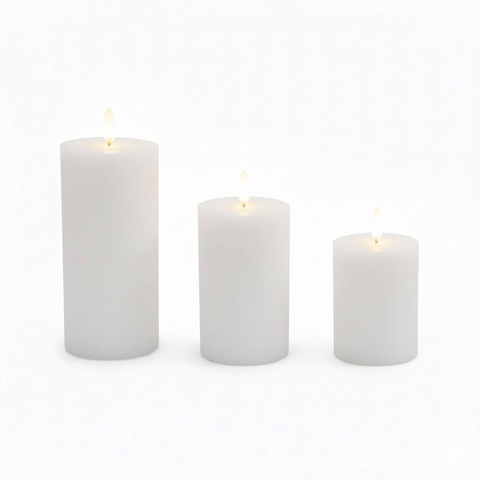 LED-vokslys – flammeløse, flimrende, sikre