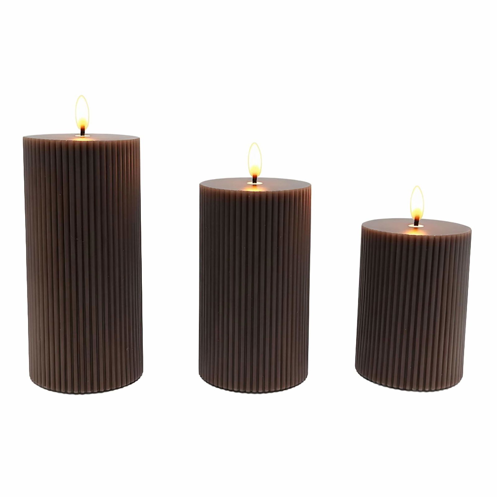 LED-vokslys, flammeløse, batteridrevne