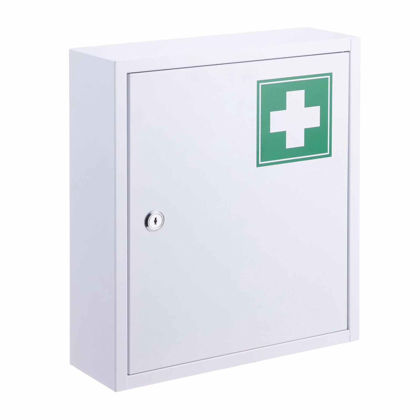 Låsbart medicinskab – 3 rum, kan monteres på væggen
