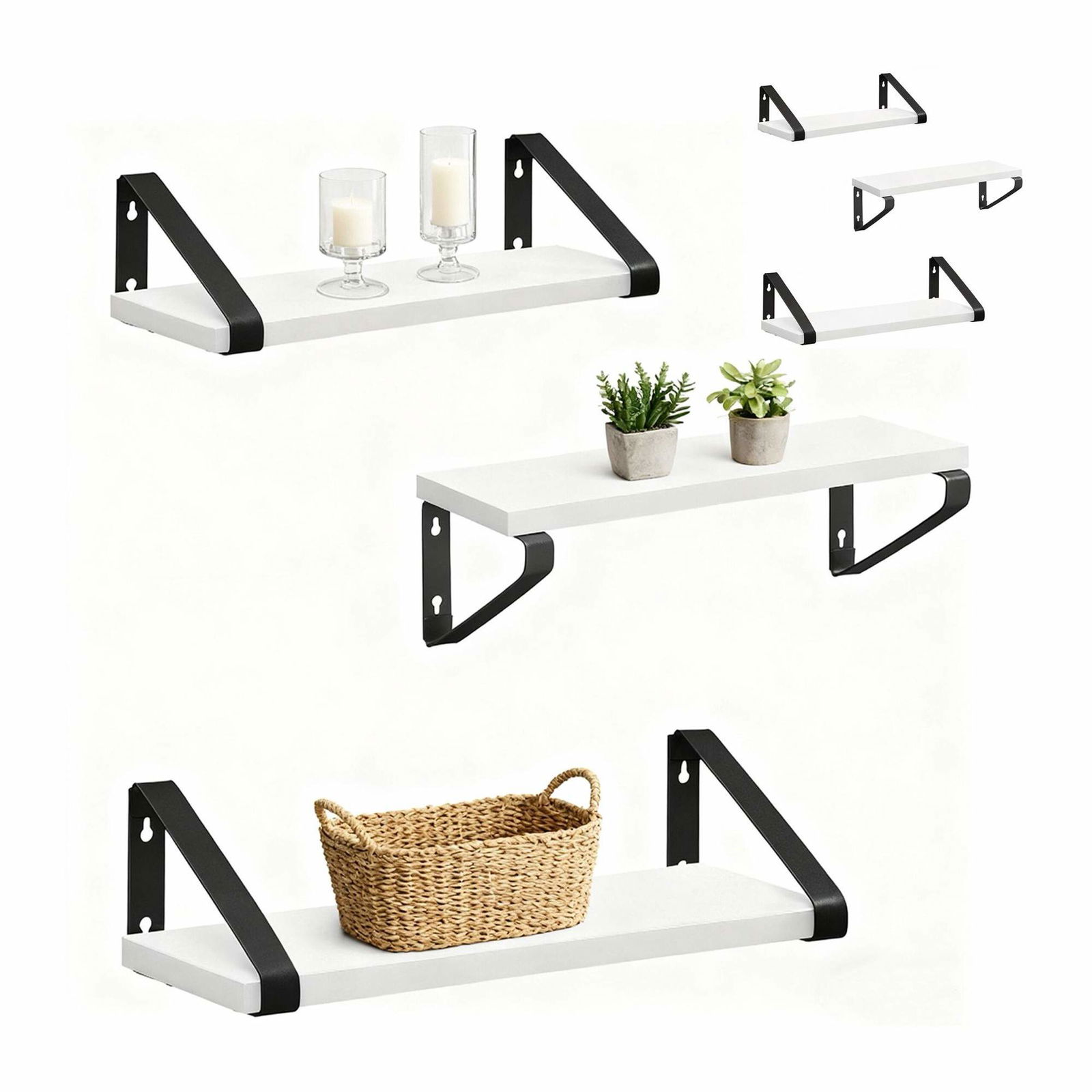 Vägghyllor – 3 storlekar för växter, böcker, dekoration | Hem & Hobby | Pryloteket