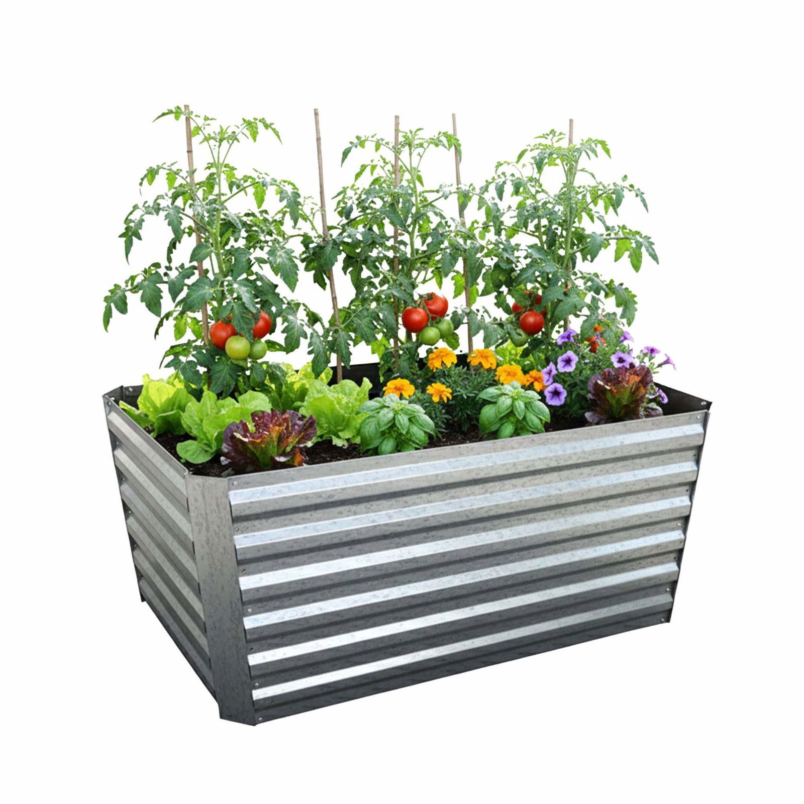 Højbed i galvaniseret metal – Pladsbesparende, skadedyrsbestandigt