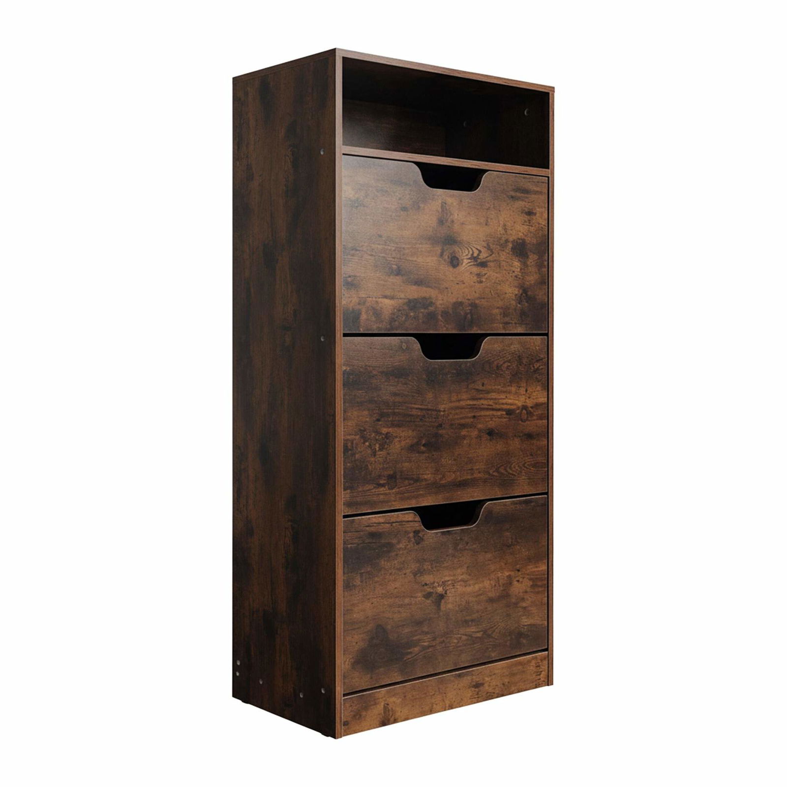 Vinklingsbart skoskåp med justerbara fack och hyllplan | Hem & Hobby | Pryloteket