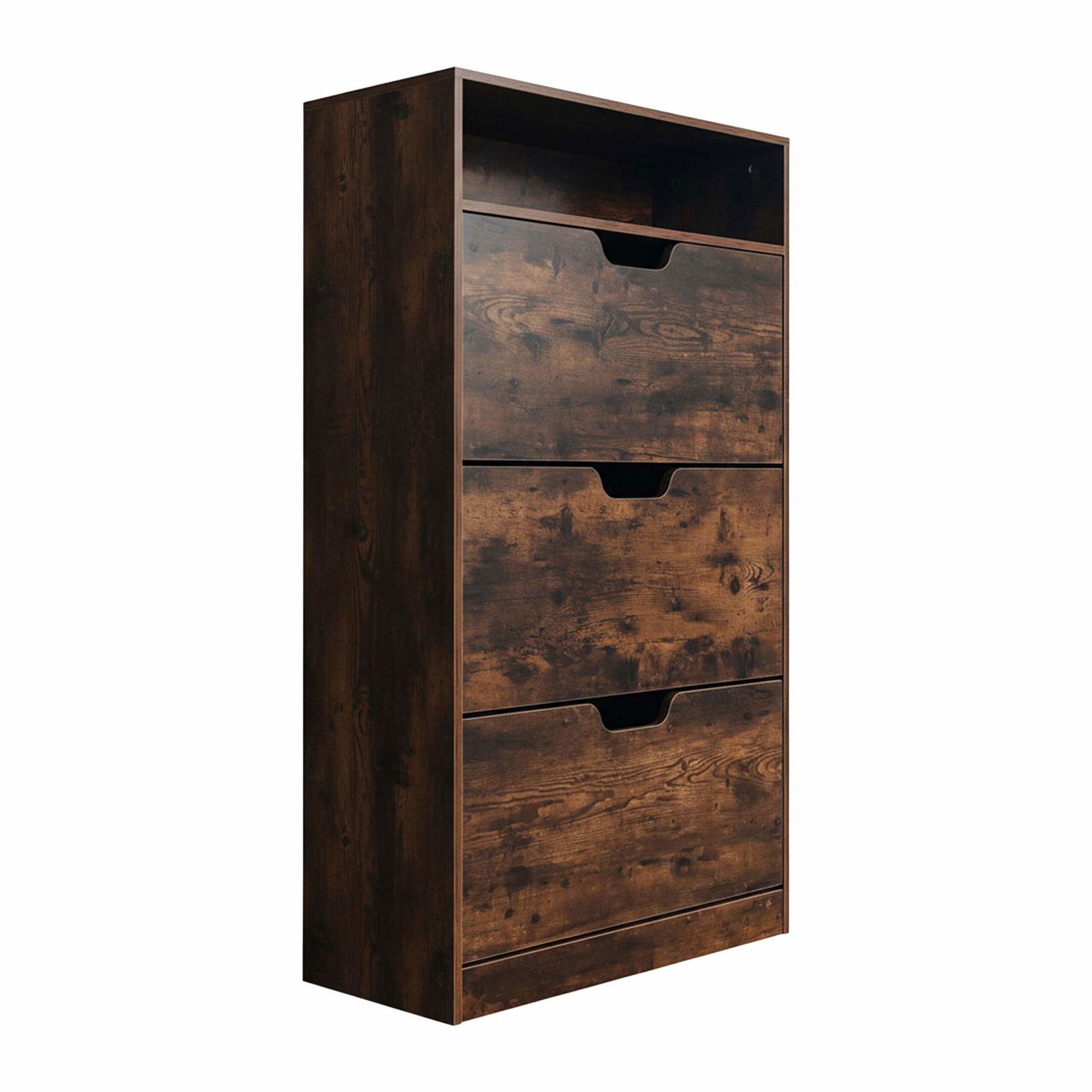 Vinklingsbart skoskåp med justerbara fack och hyllplan | Hem & Hobby | Pryloteket