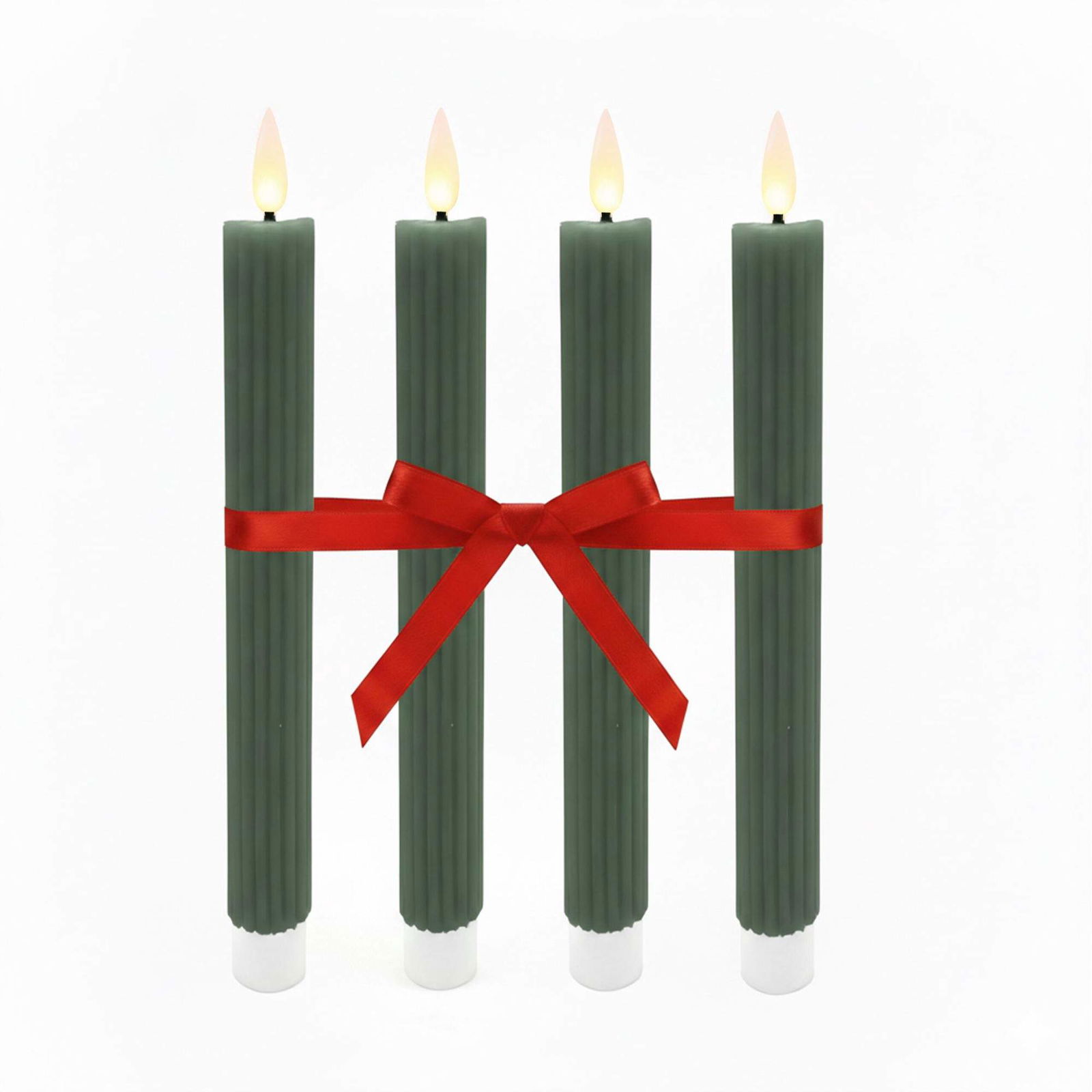 LED-vaxljus, set om 4 – riktigt vax, timer | Hem & Hobby | Pryloteket