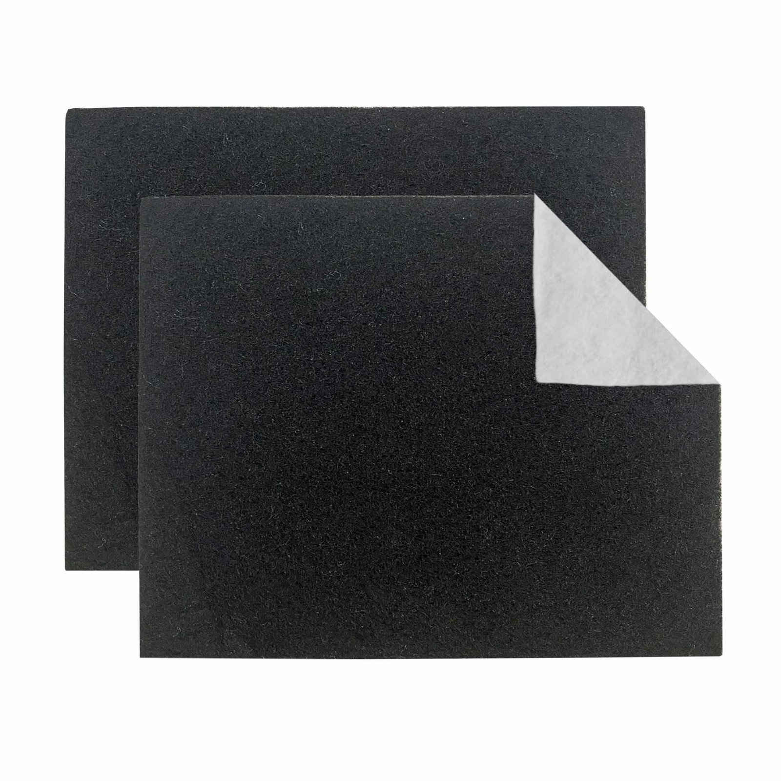 Emhættefiltersæt – 47x57 cm, polyester og kulfiber
