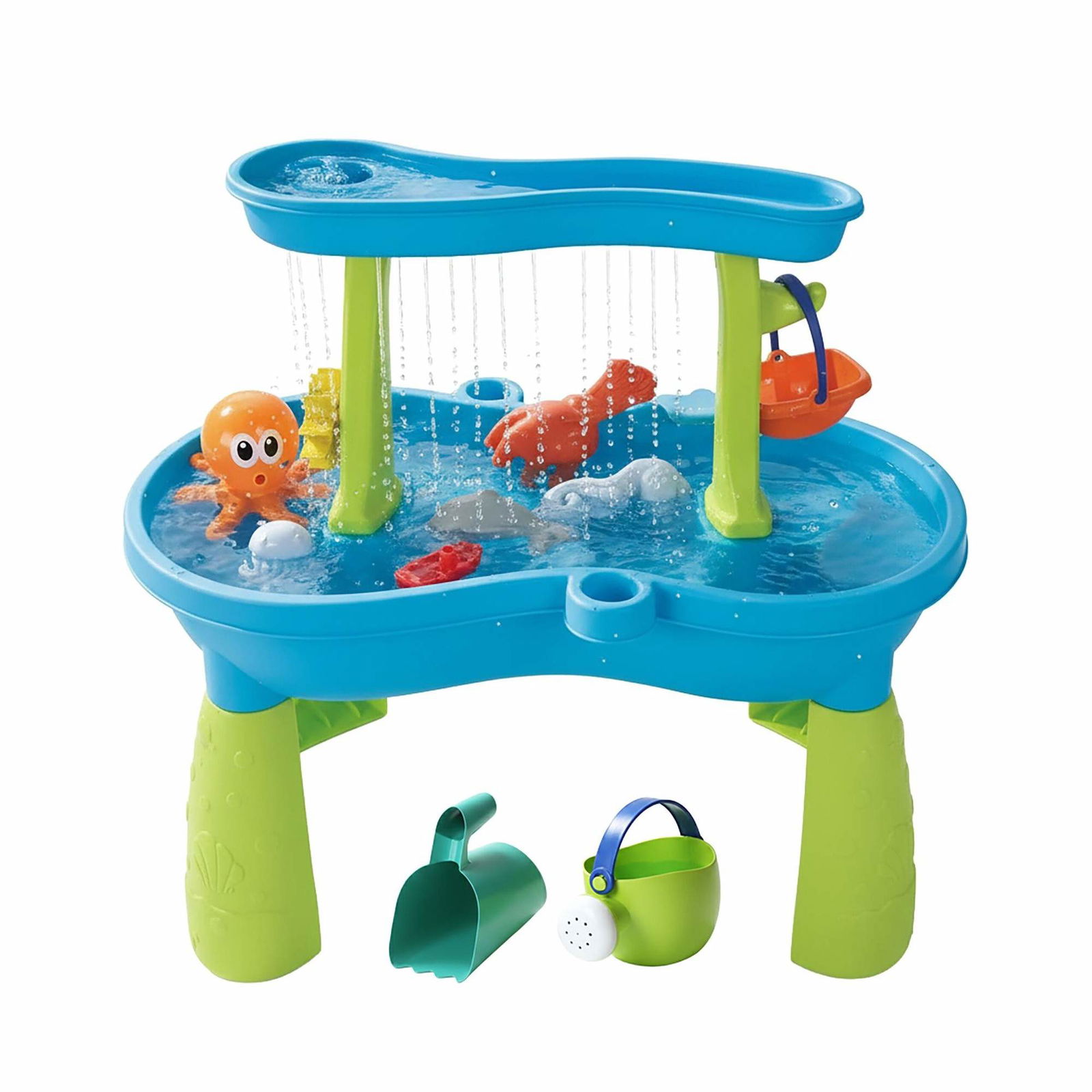 Børnevandlegebord – 2-lags sjov med tilbehør