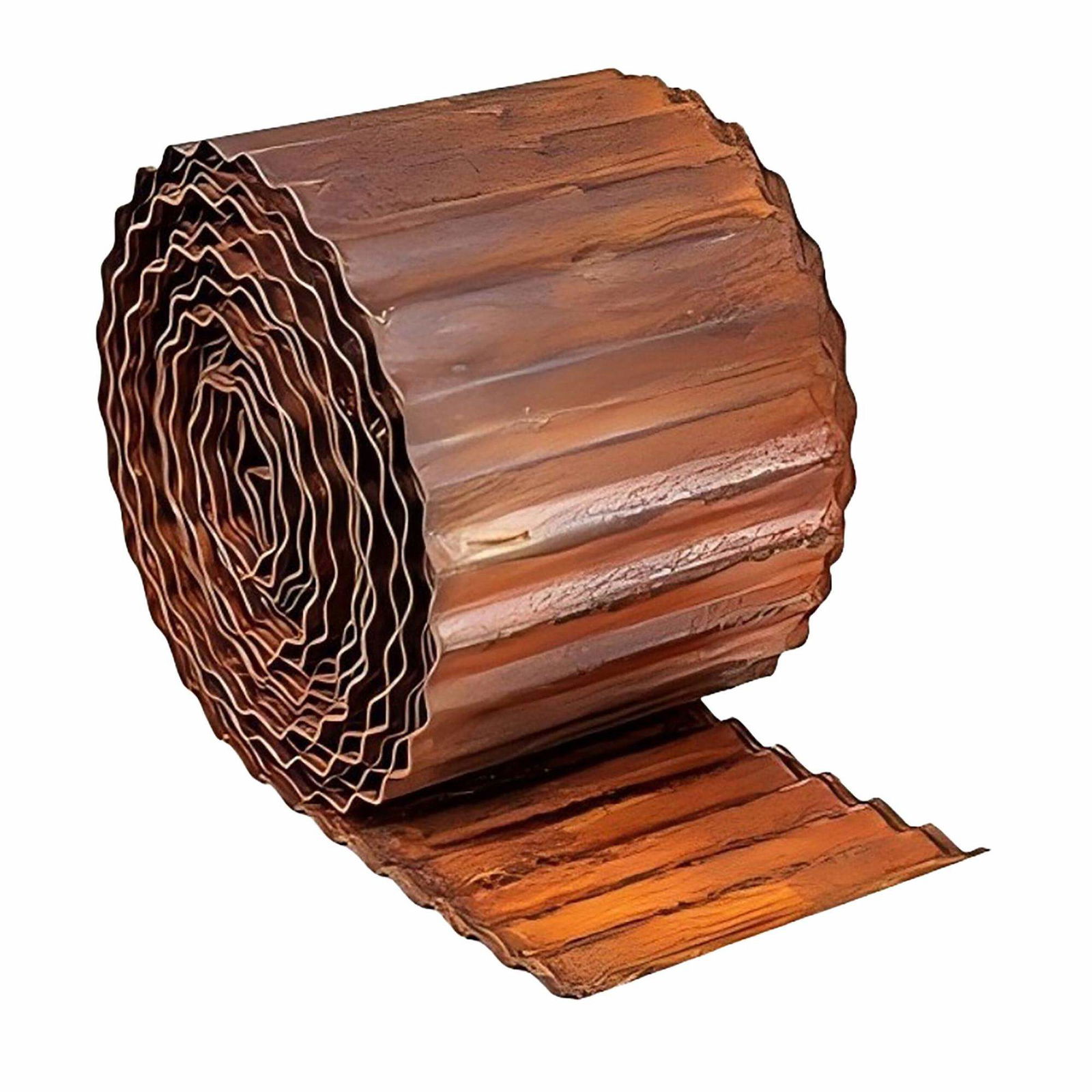 Metalkant til havebed – rustfinish, ukrudtsspærre